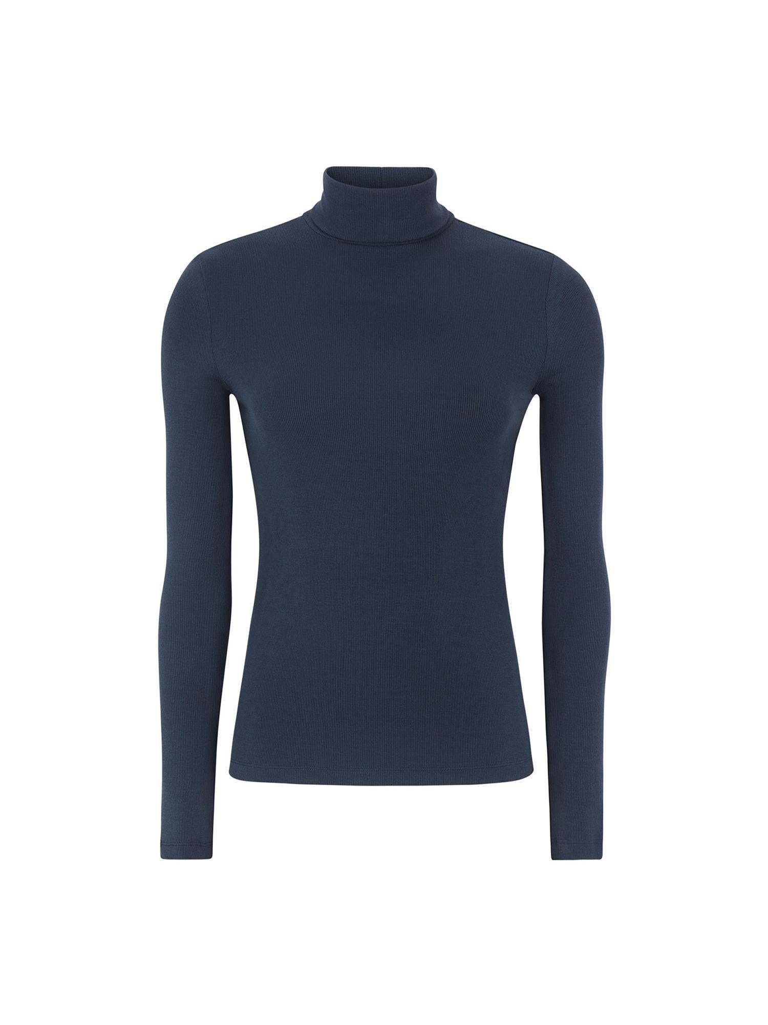 Fenja Rollneck Top Mørkeblå