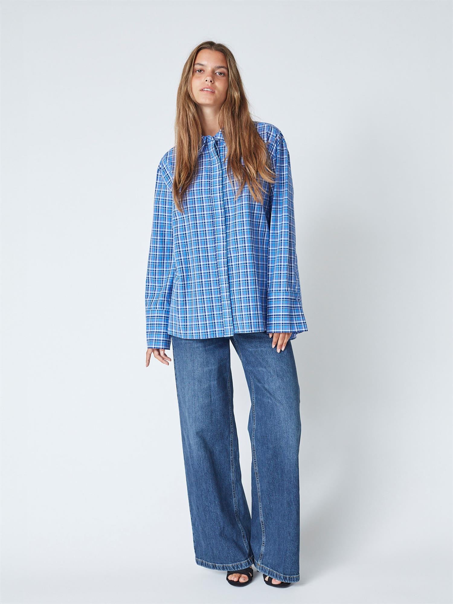 Angelica check shirt
