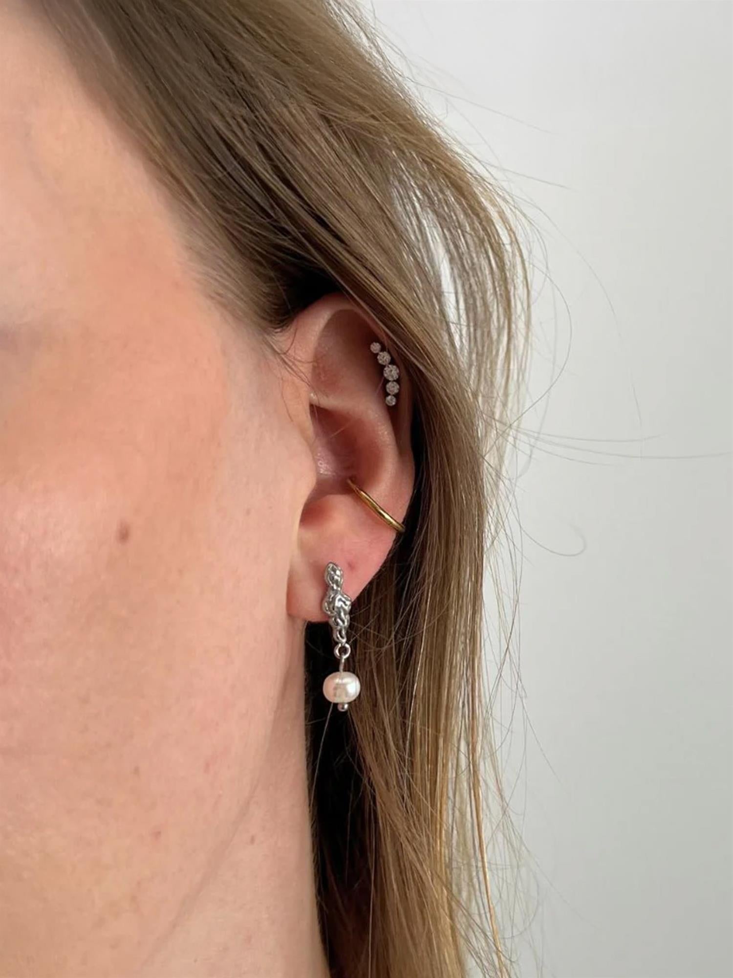 Freja small earrings steel