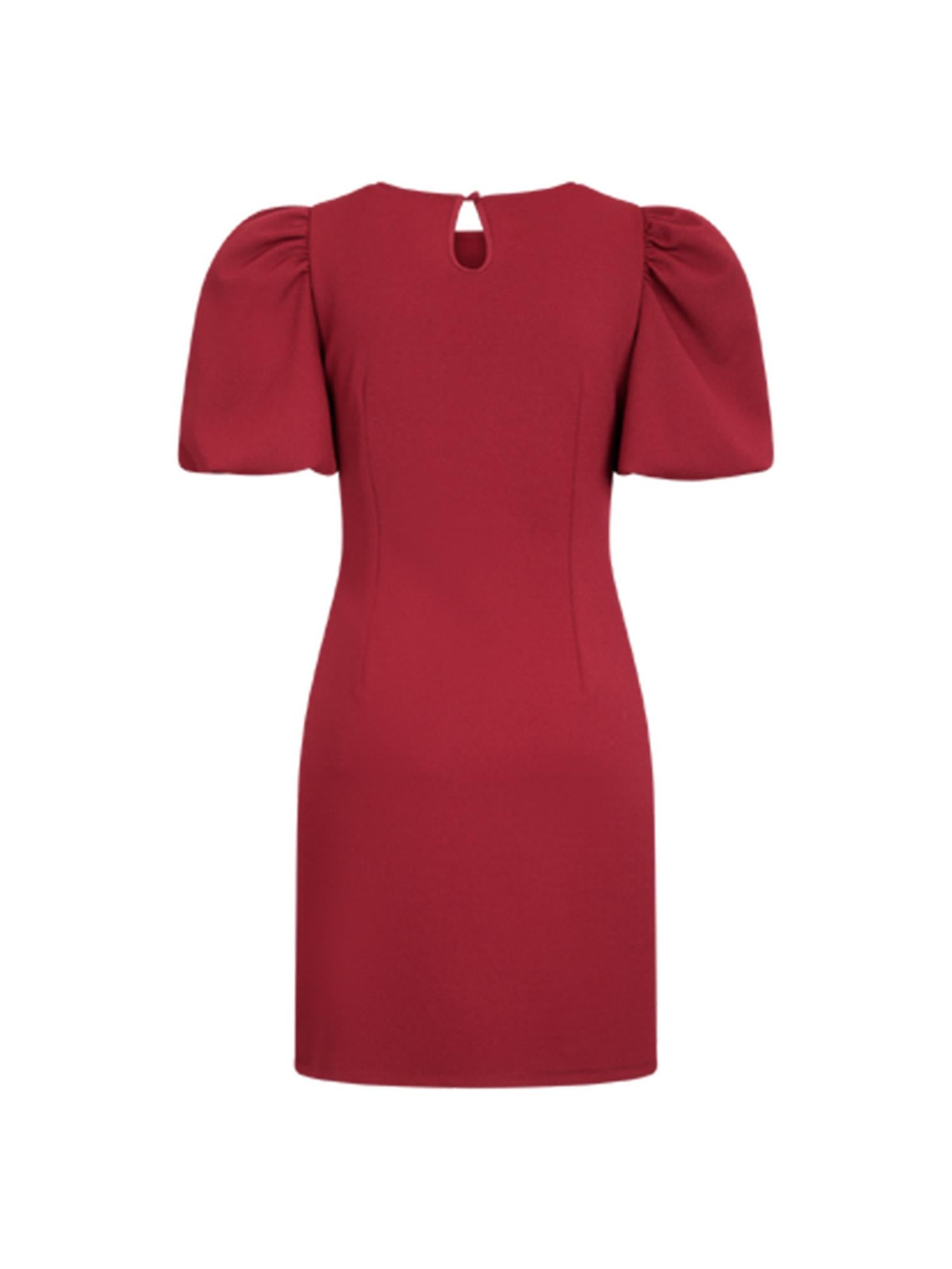 Keiyaa Dress - Burgunder