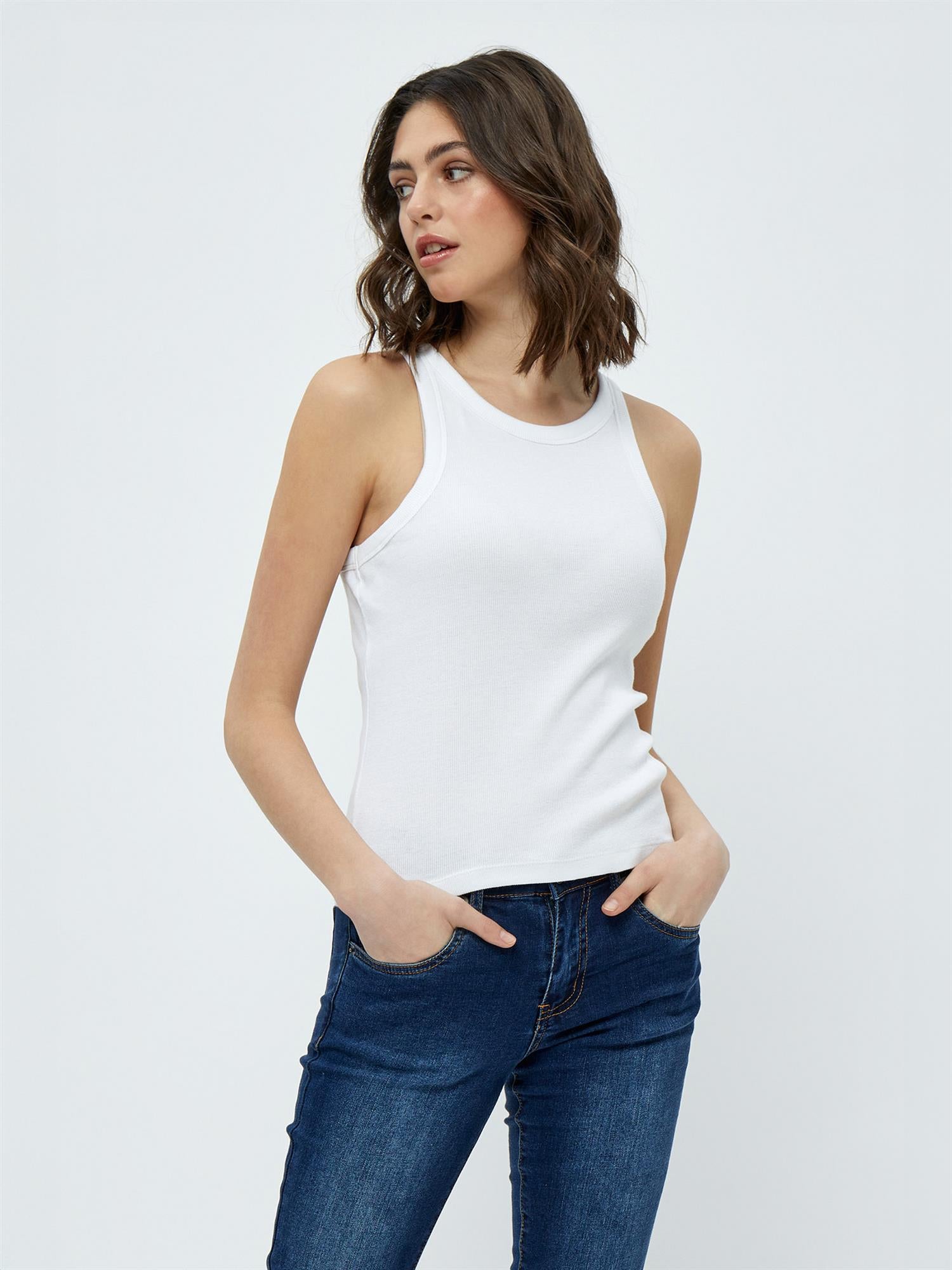 Dareen GOTS Tank Top - White