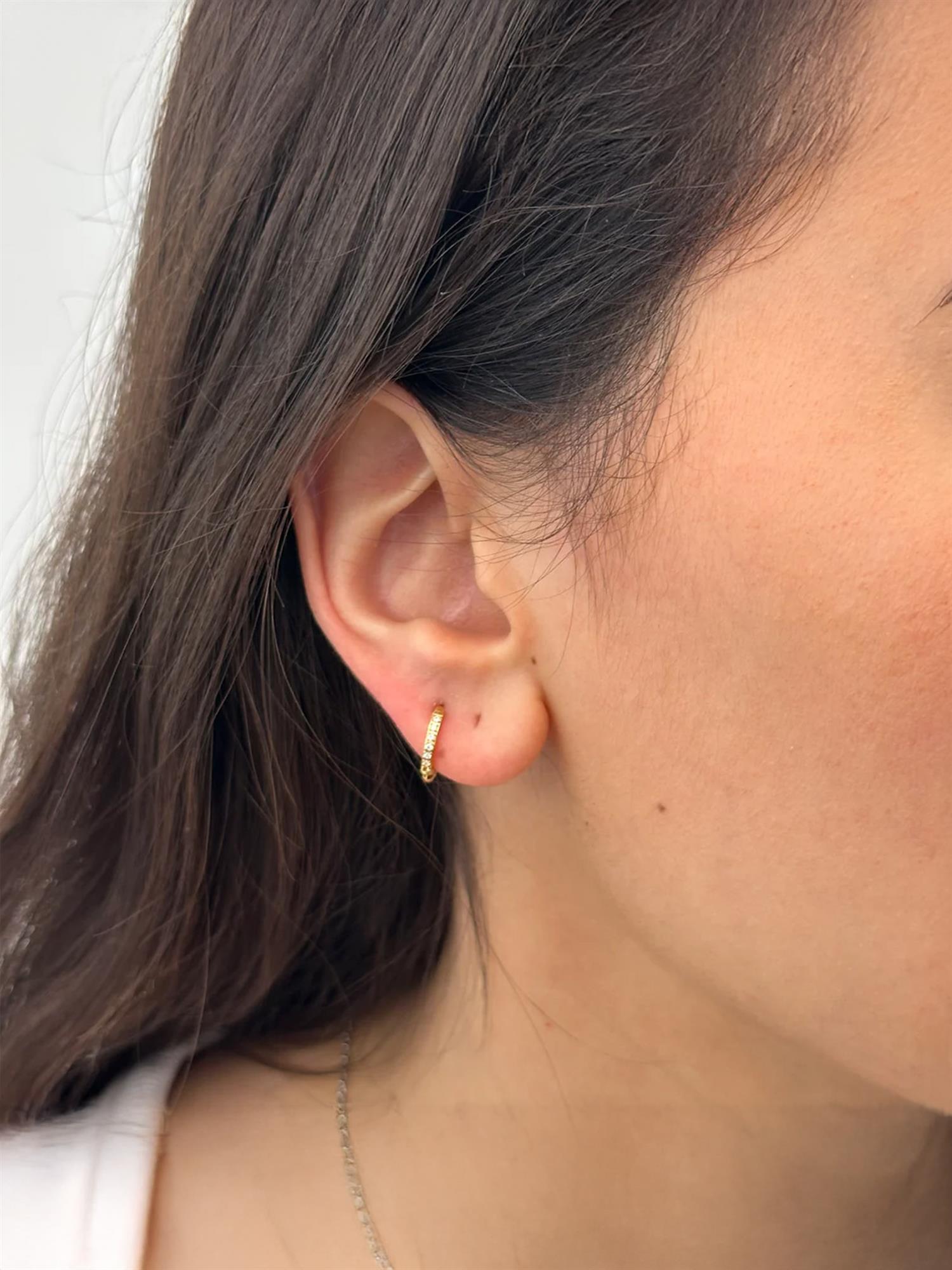 Lily - Creoles Gold-plated