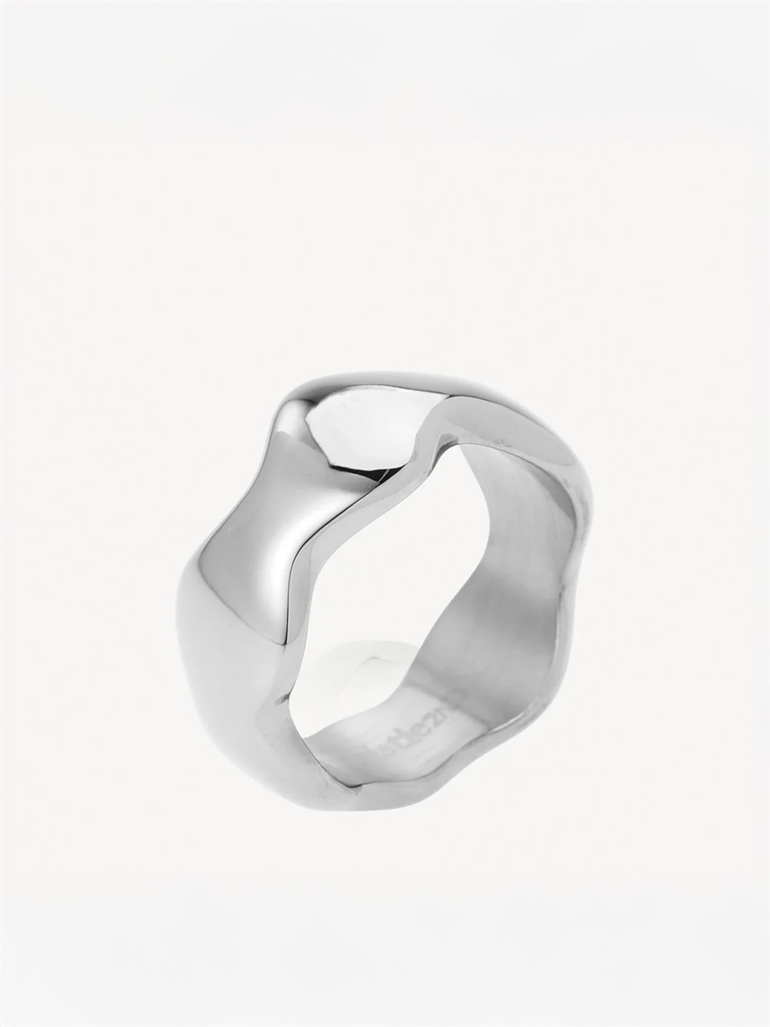 Wavy - Ring Steel