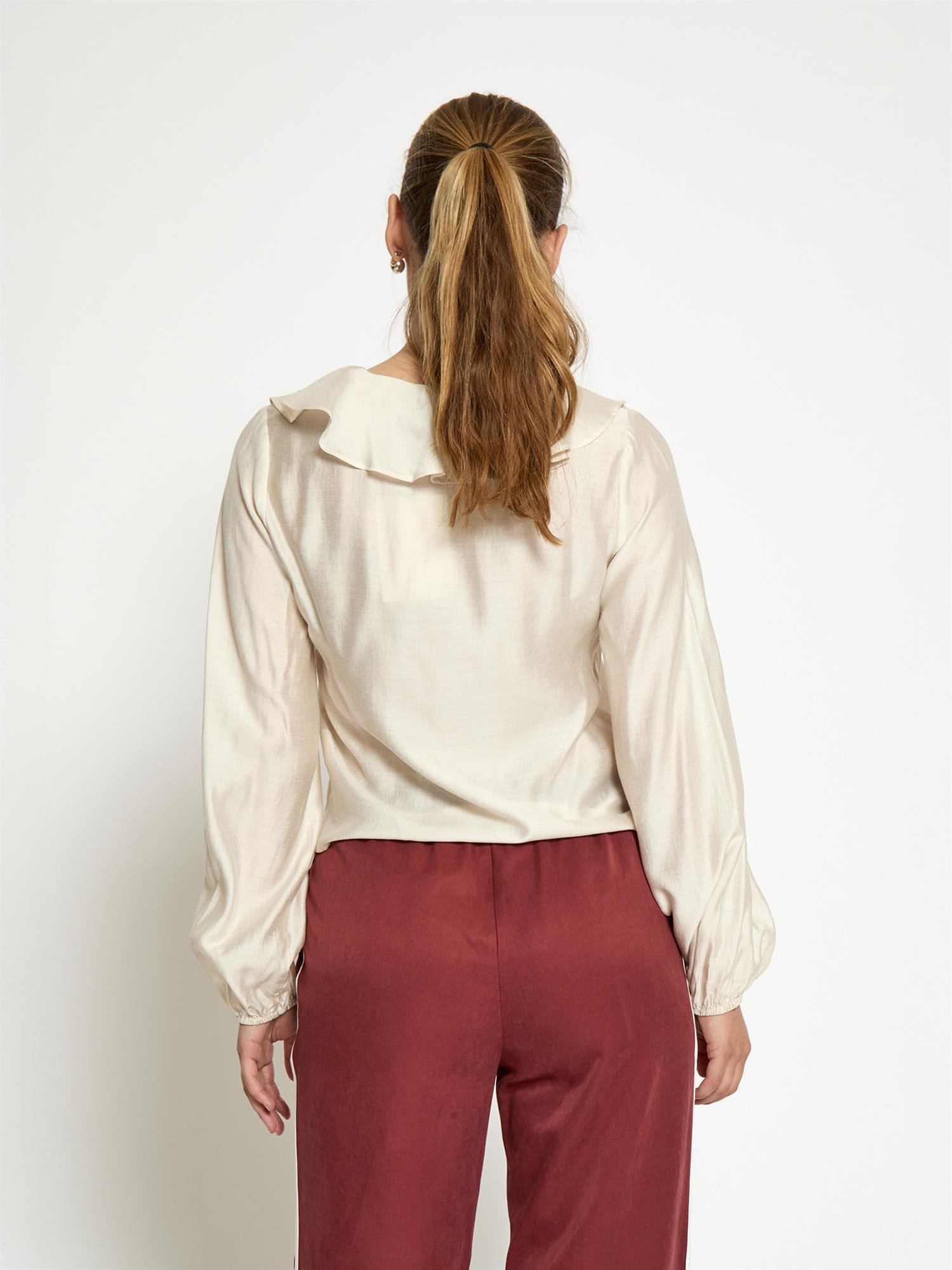Junia Blouse - Turtledove Sand