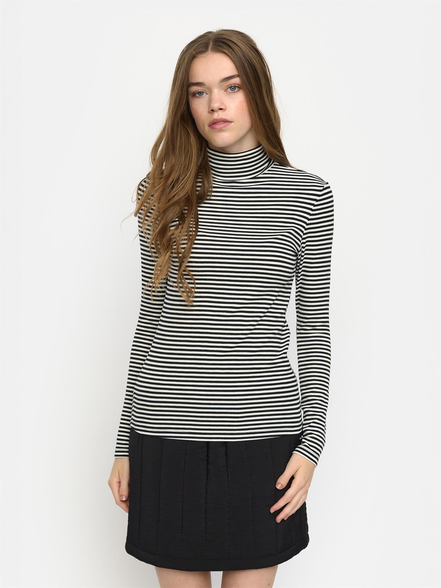 Fenja Stripe Rollneck Top