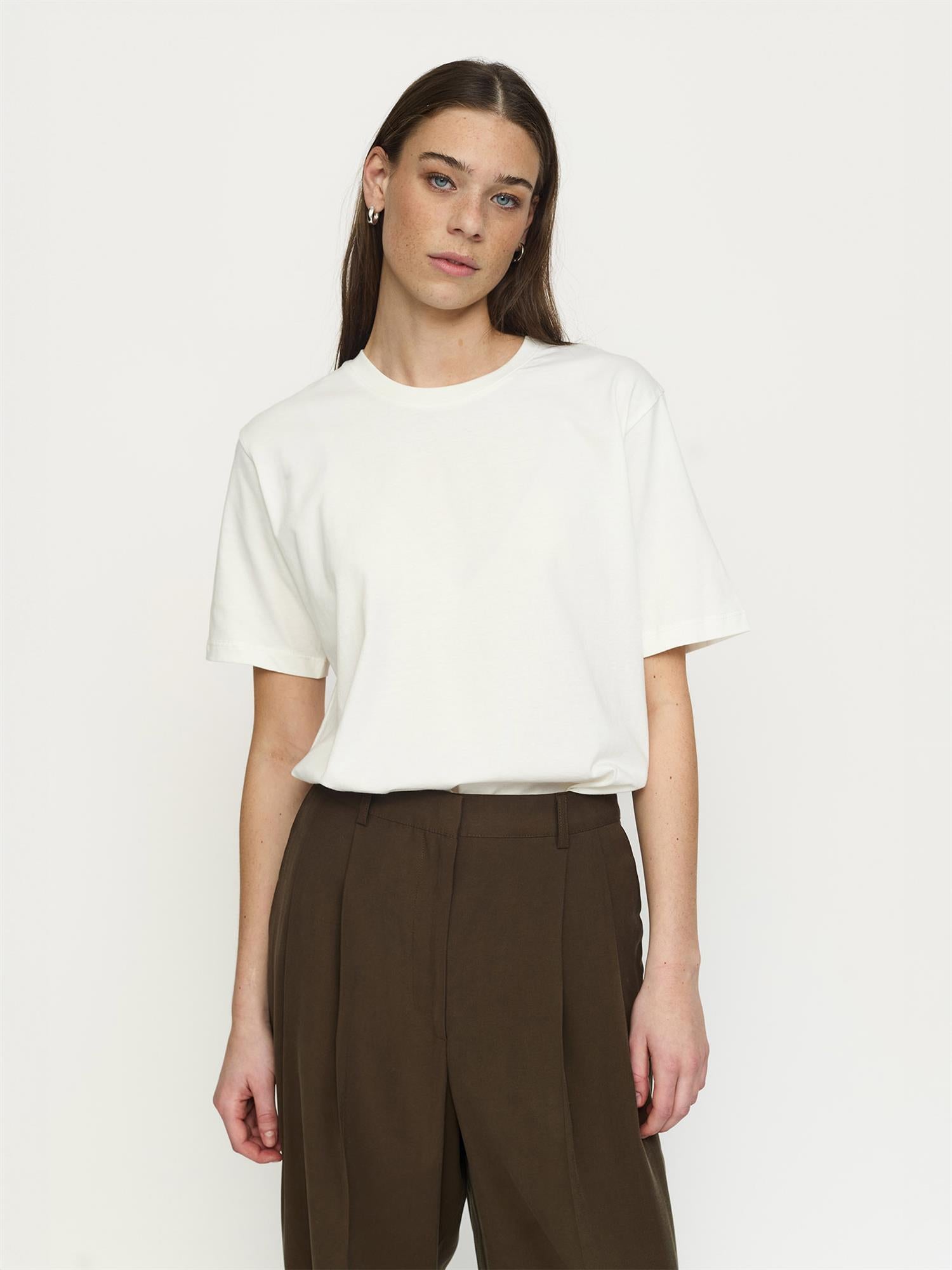 Edana Print T-shirt - Hvit
