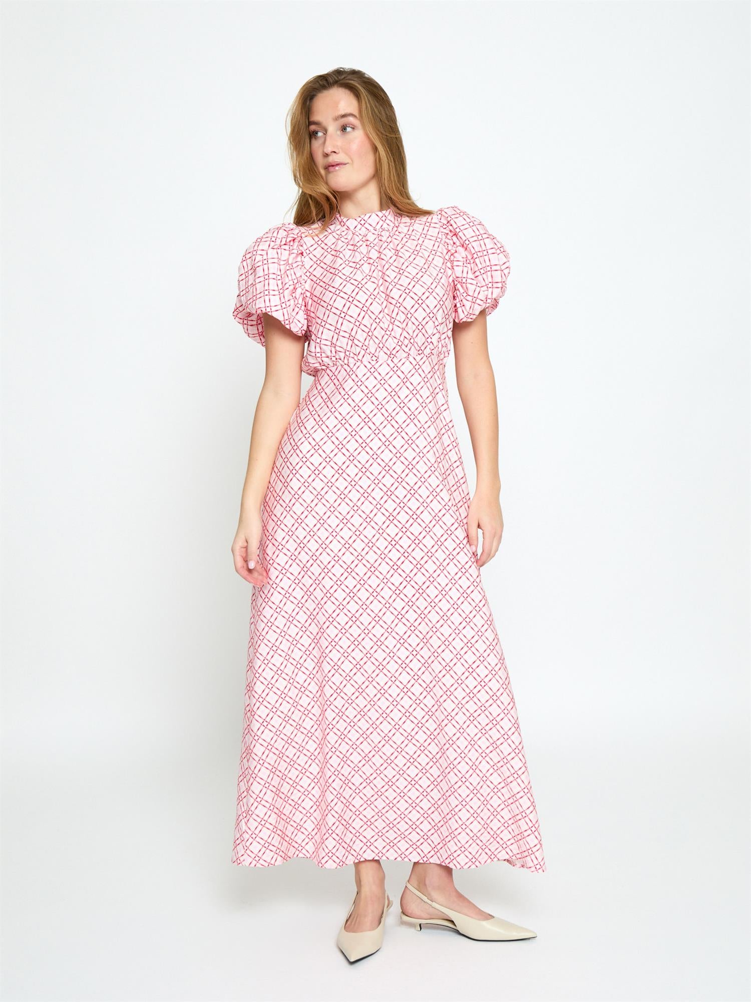 Selvine Maxi Dress - Prism Pink Print
