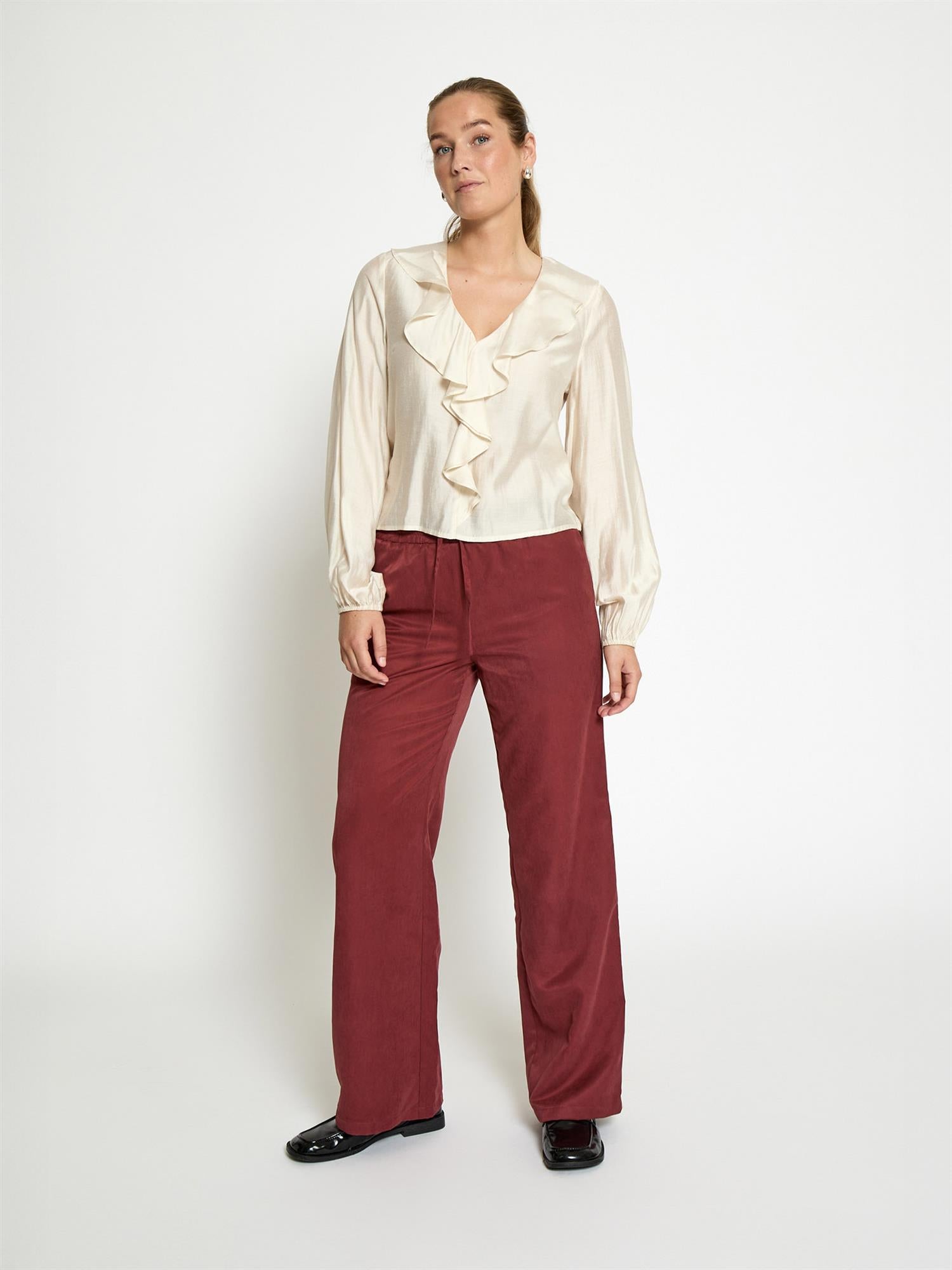 Junia Blouse - Turtledove Sand