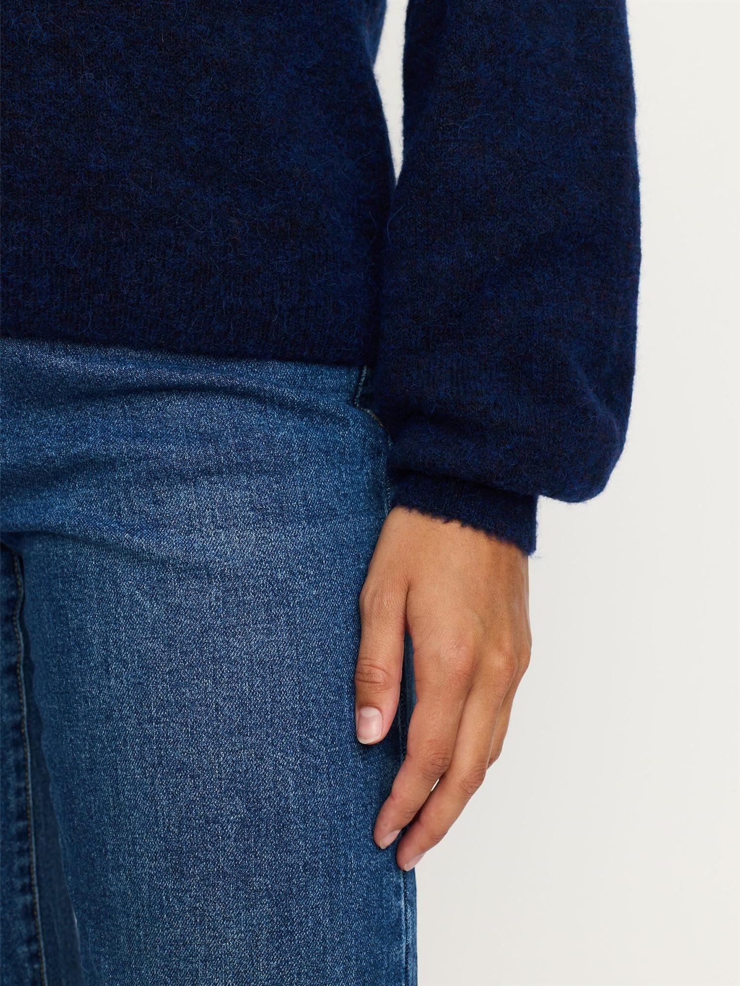 Allison knit Mørkeblå