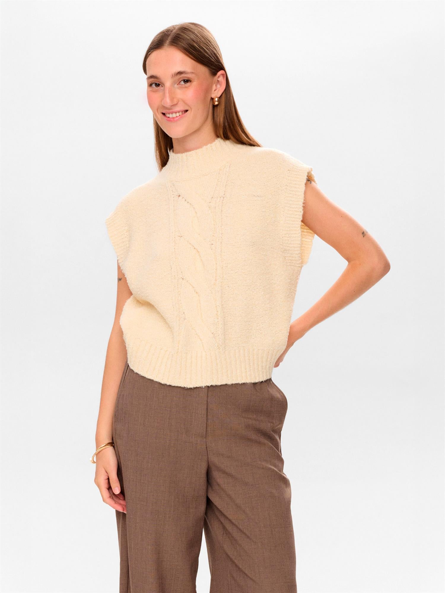 Caly Vest - Birch Melange