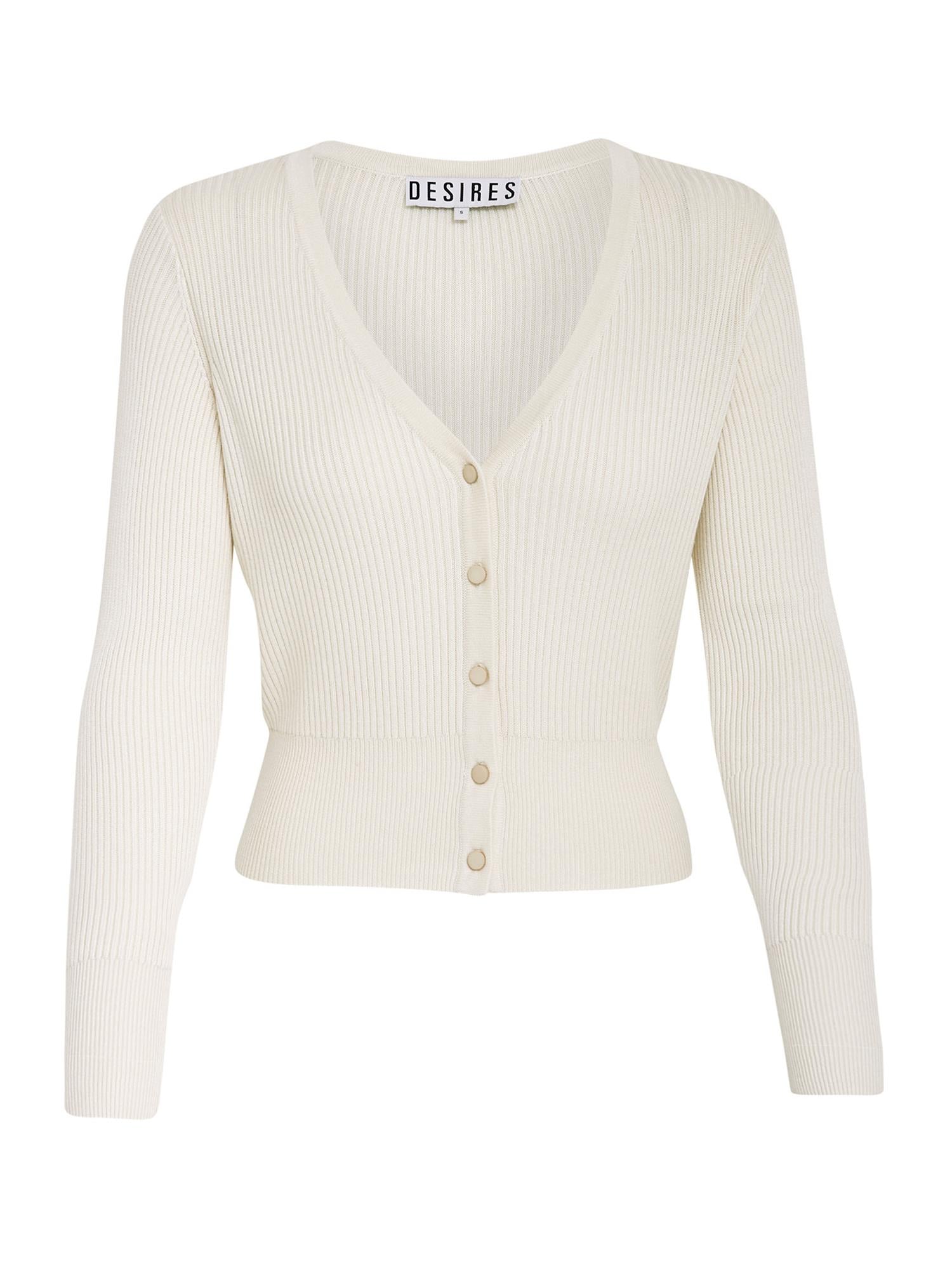 Geisha Rib Cardigan - Gardenia