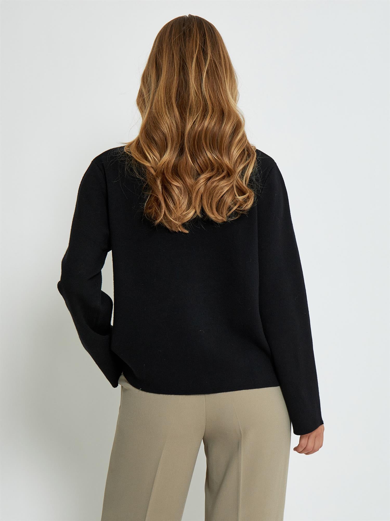 Lupi High Neck Knit Pullover