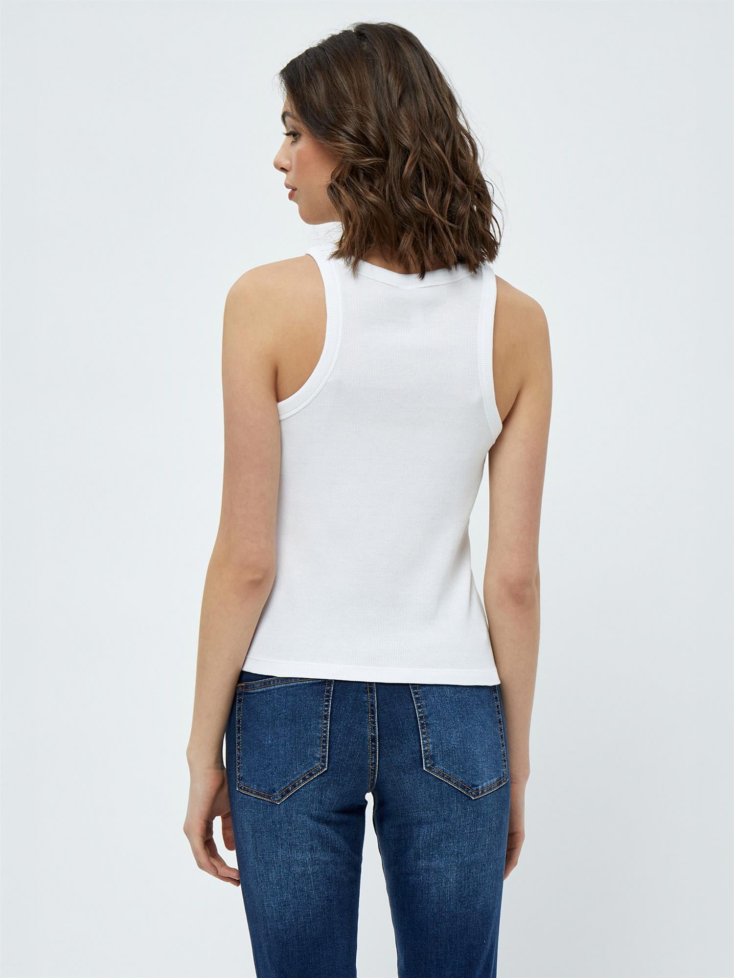 Dareen GOTS Tank Top - White