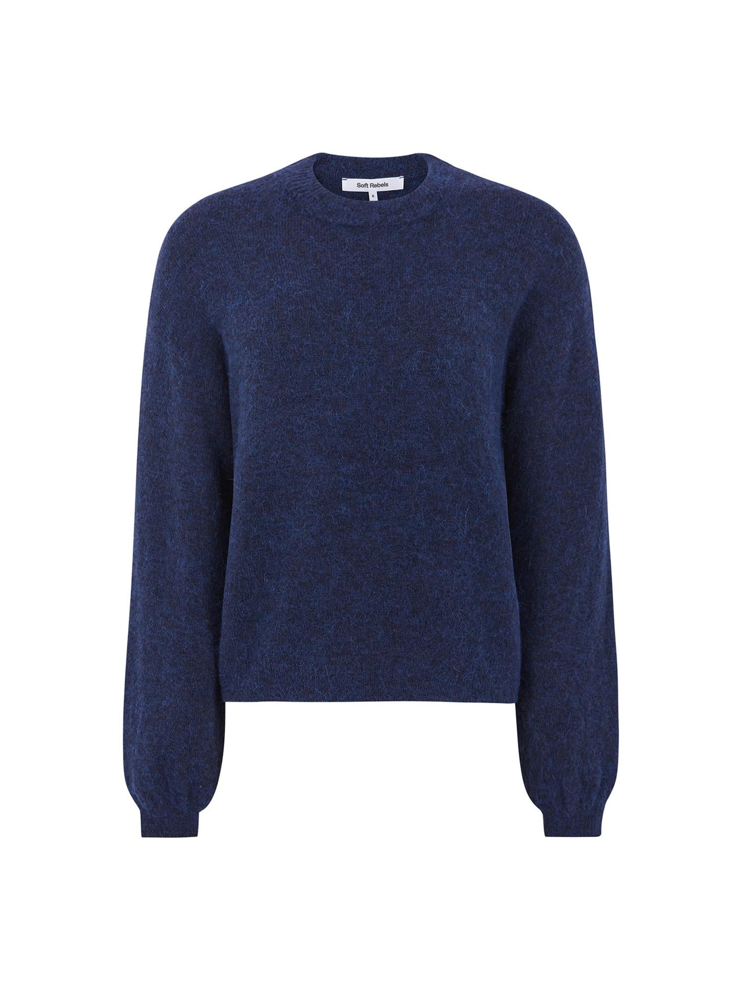 Allison knit Mørkeblå