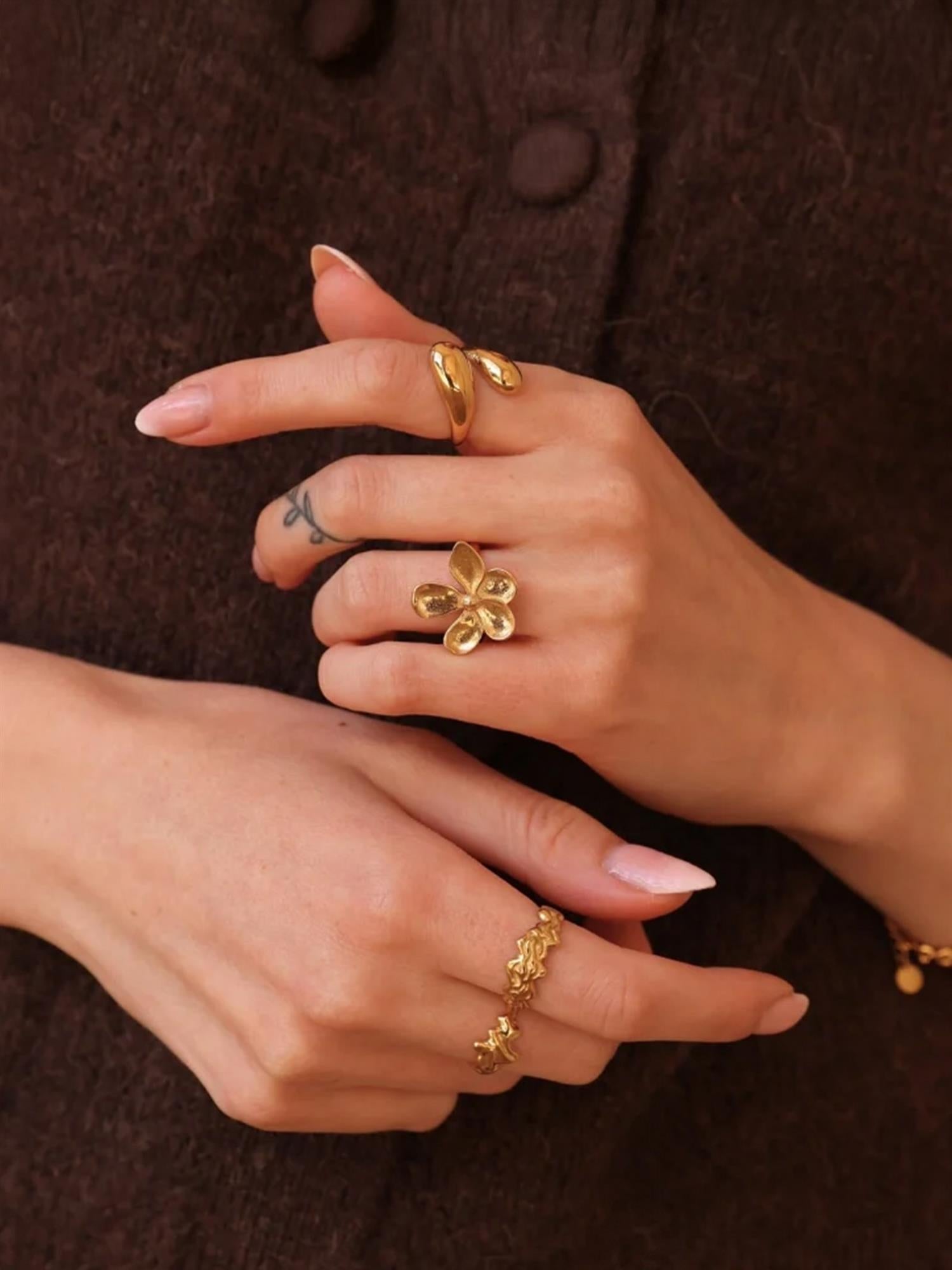 Blumie ring gold plated -