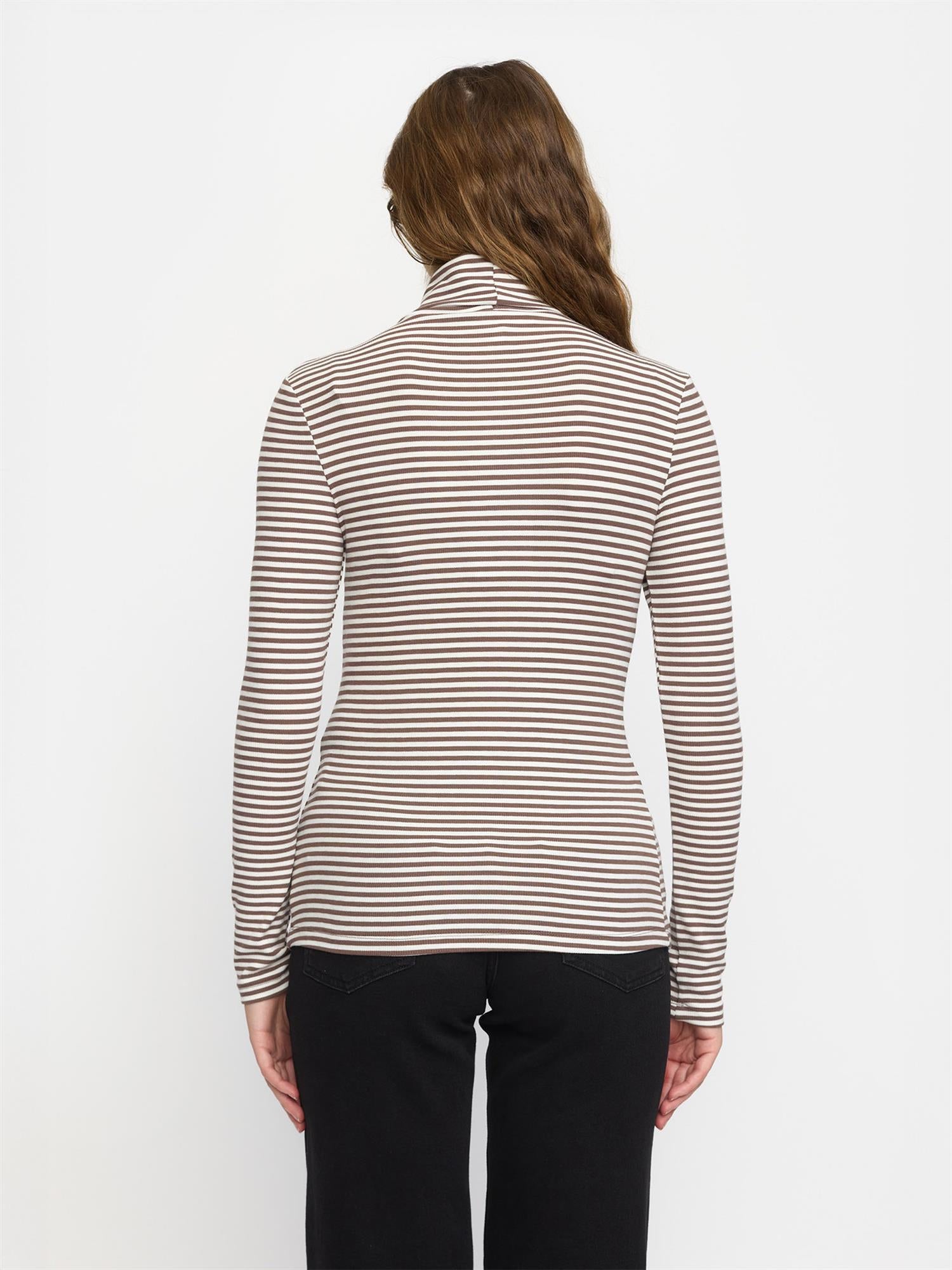 Fenja Stripe Rollneck Top