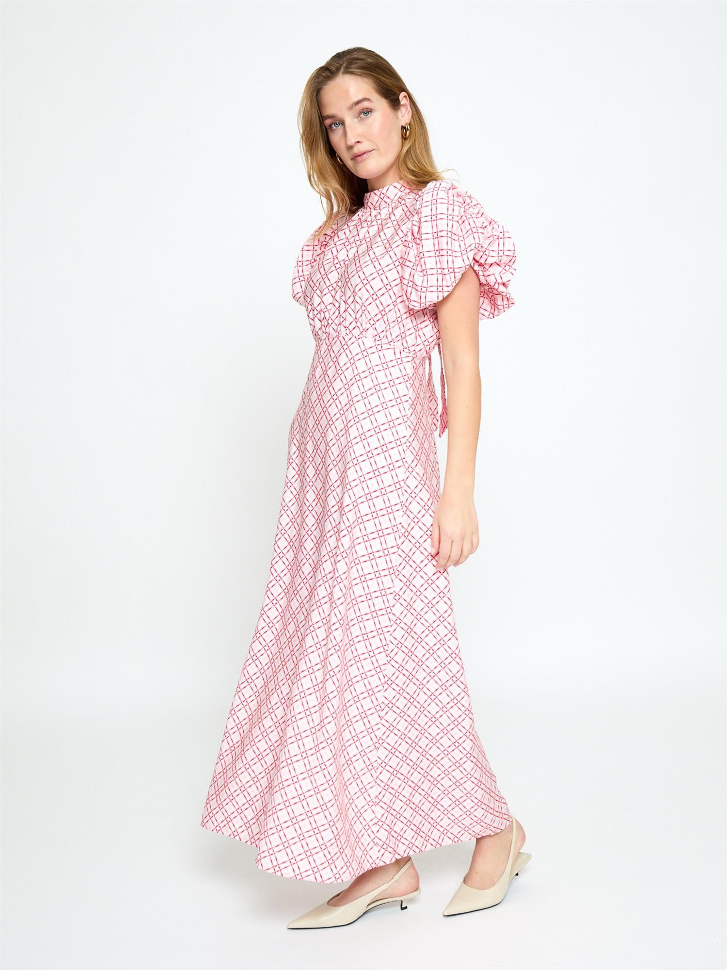 Selvine Maxi Dress - Prism Pink Print