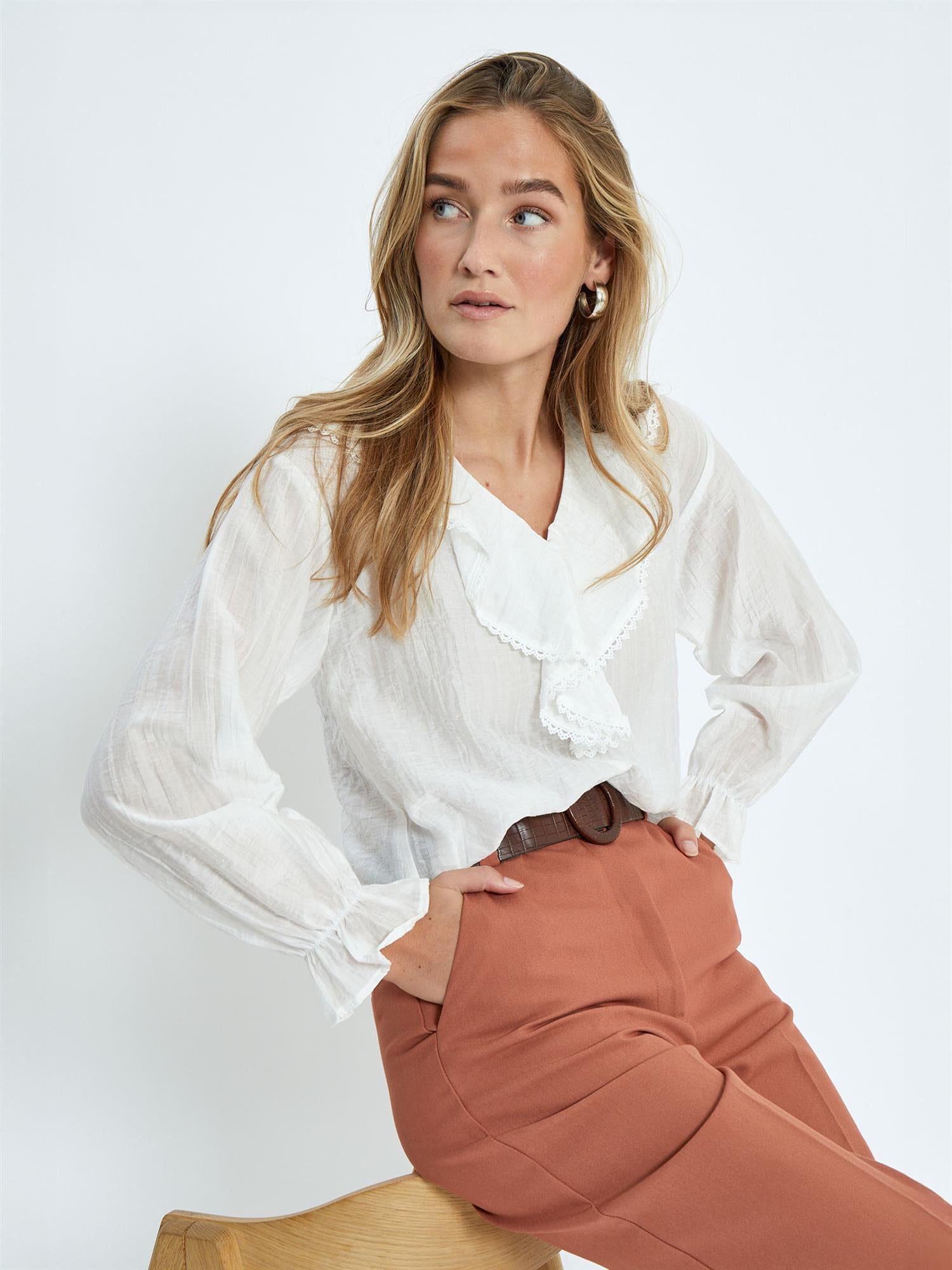 Crystal Blouse - Bright White