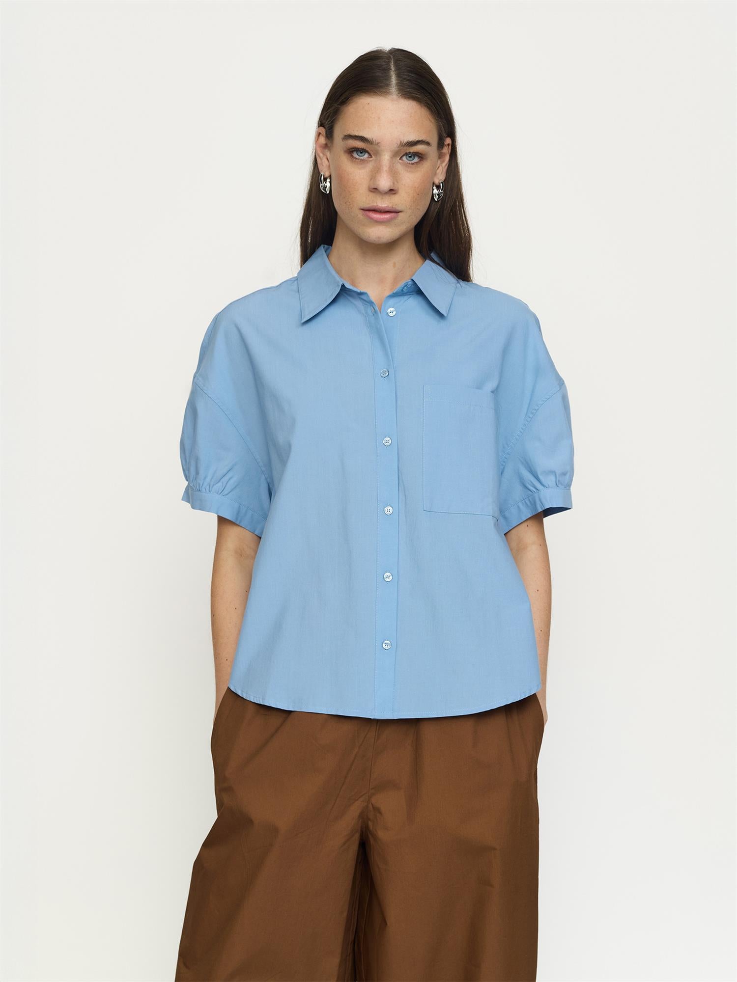 Veronica Shirt - Lyseblå