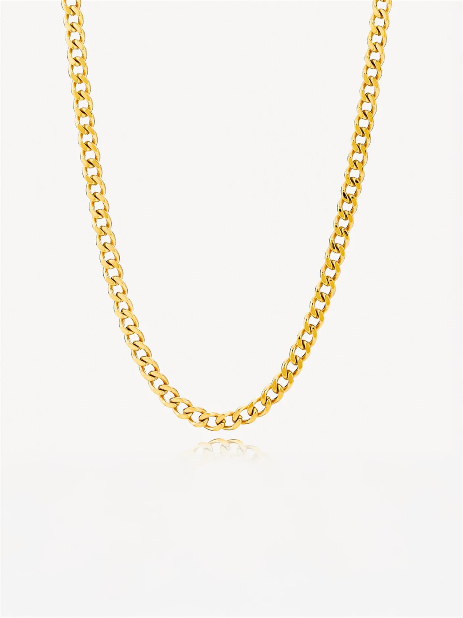Panzer - Necklace Gold-plated