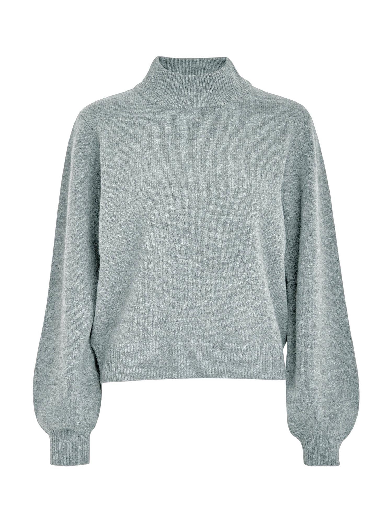 Erika Knit Pullover - Lysegrå