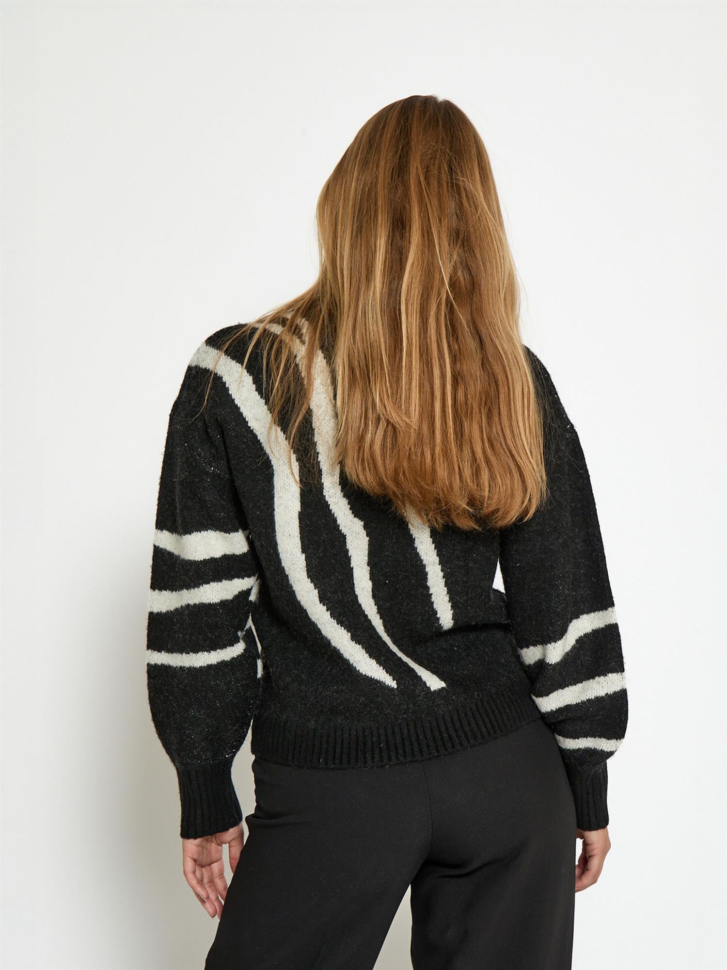 Johanne GRS RWS Knit Pullover - Black Print