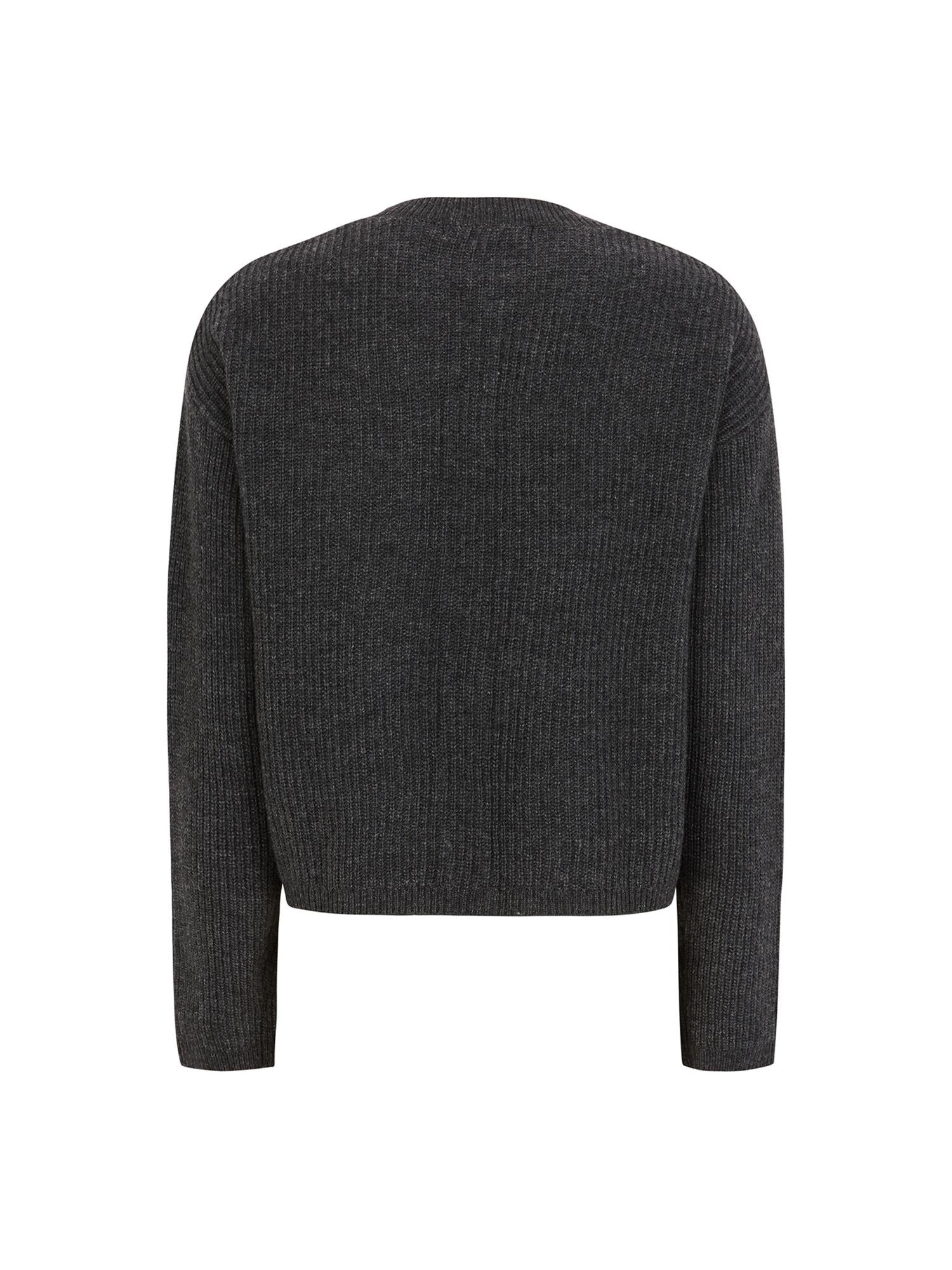West Cardigan Knit - Mørkegrå