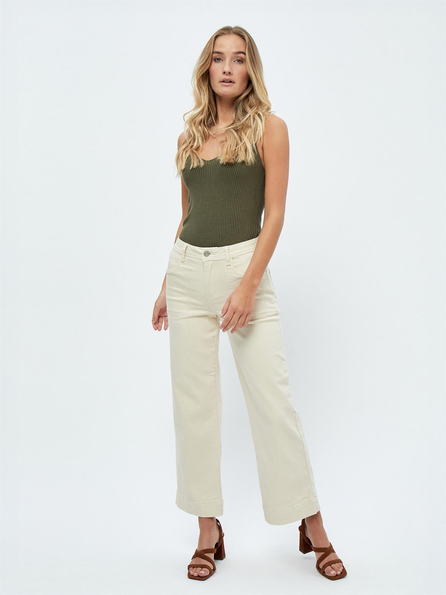 Florence Pants - Almond Milk