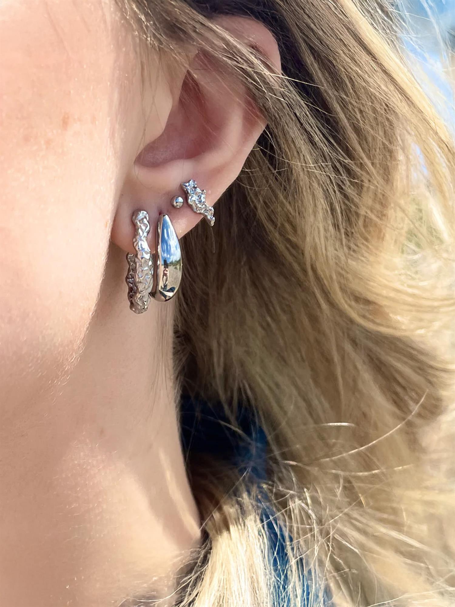Maya - Earrings Steel