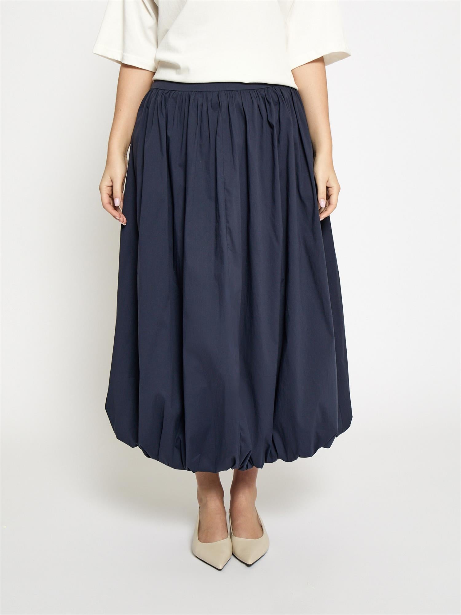 Oline Midi Skirt - Sky Captain