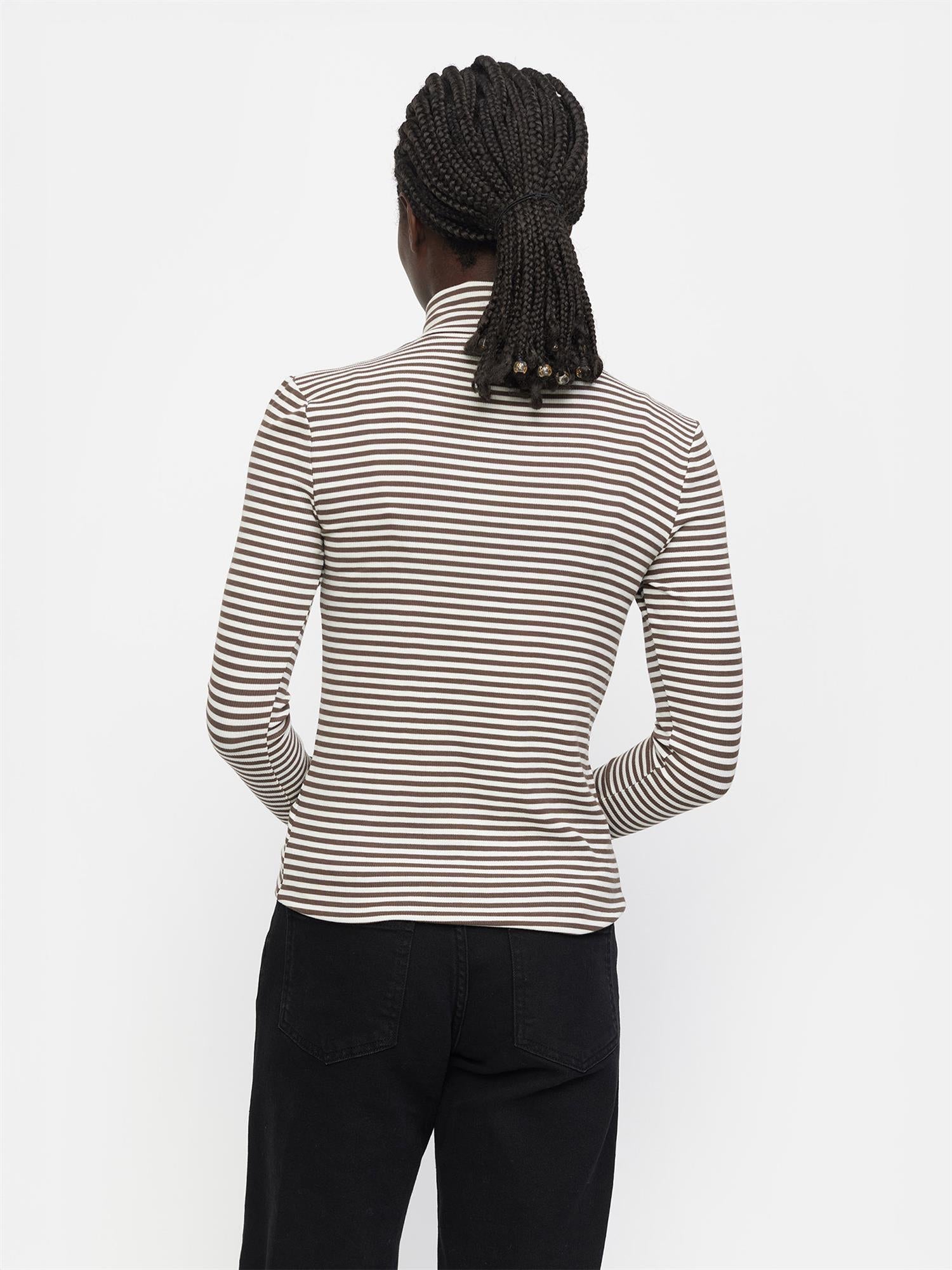 Fenja Stripe Rollneck Top