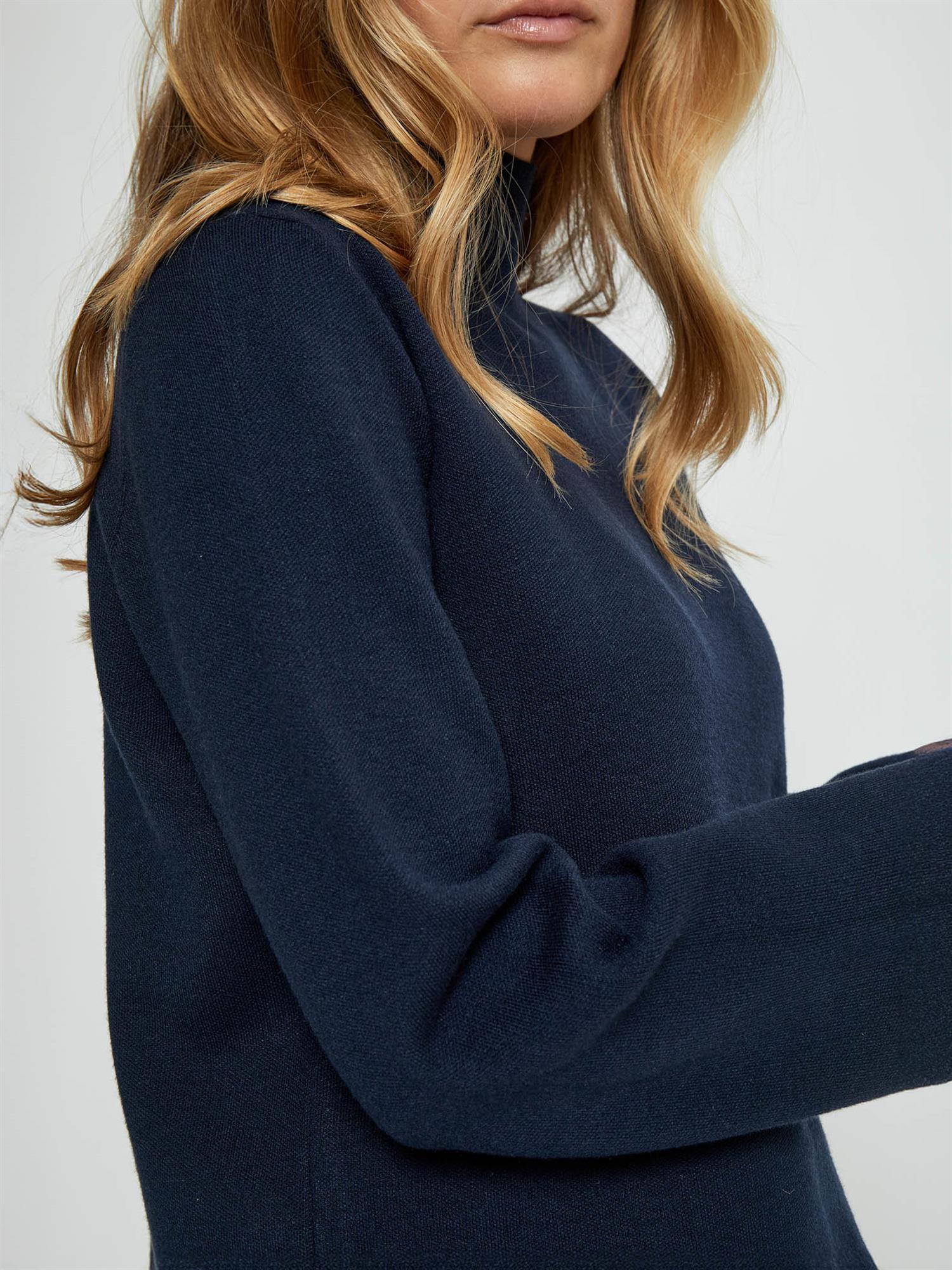 Lupi High Neck Knit Pullover
