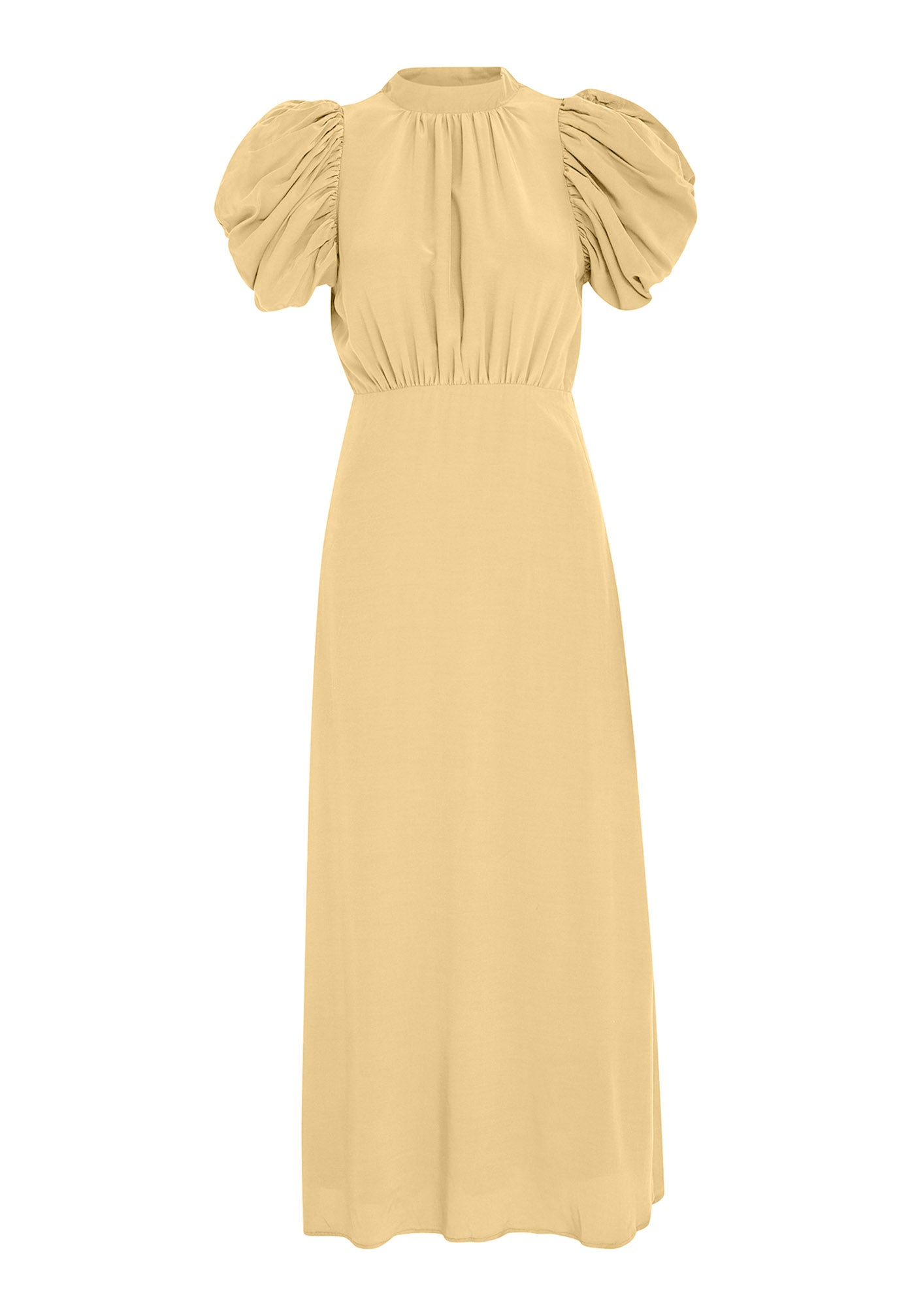 Alicia Puff Short Sleeve - Soft Yellow