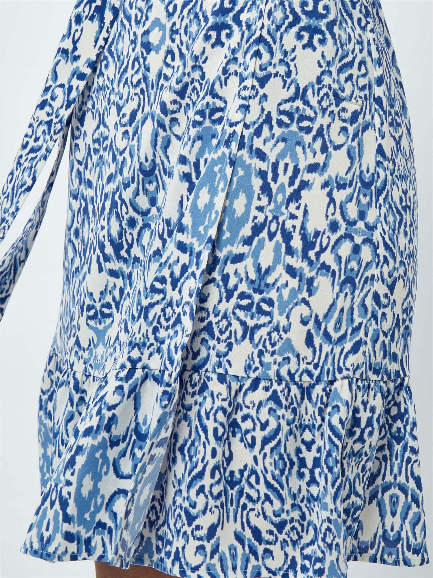 Nicoline Short Wrap Dress
