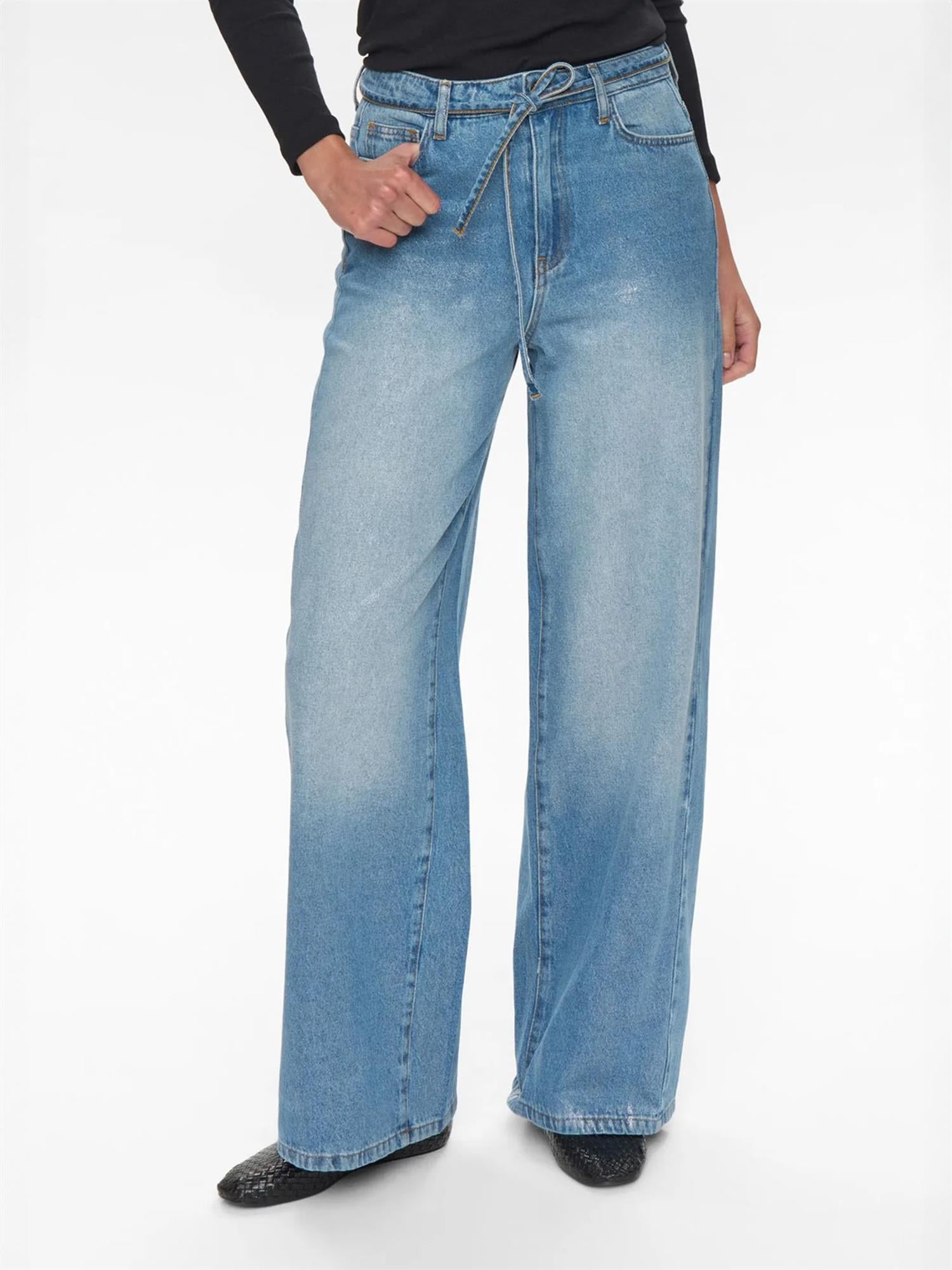 Brooklyn jeans glam - Lyseblå