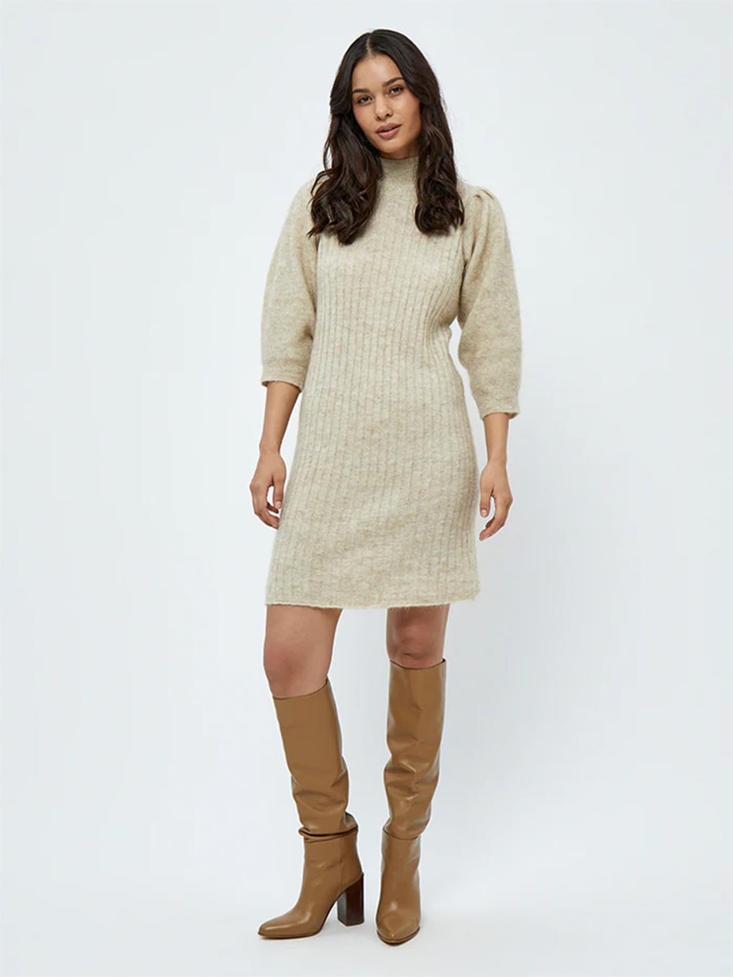 Ditta knit dress - Beige