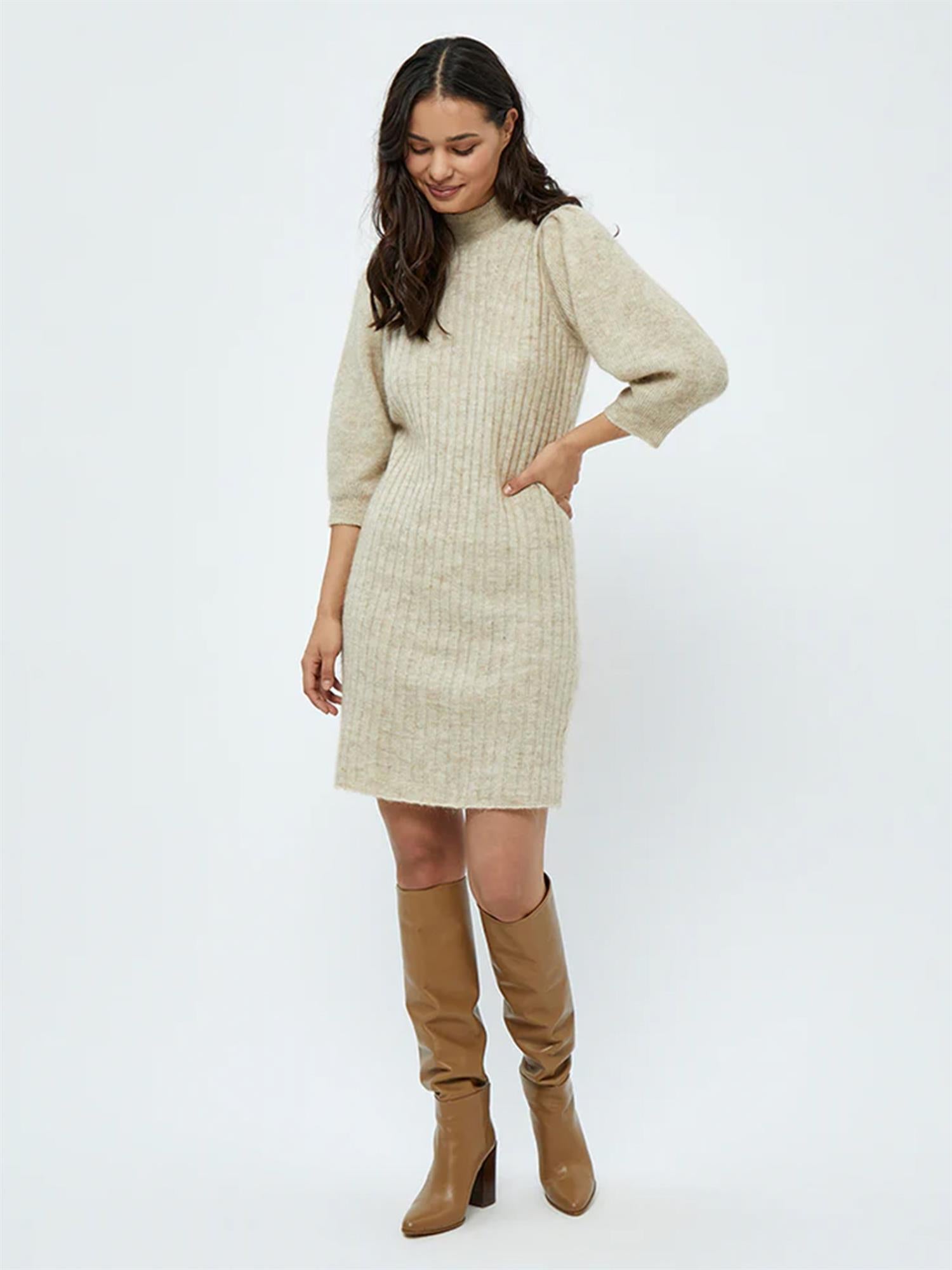Ditta knit dress - Beige