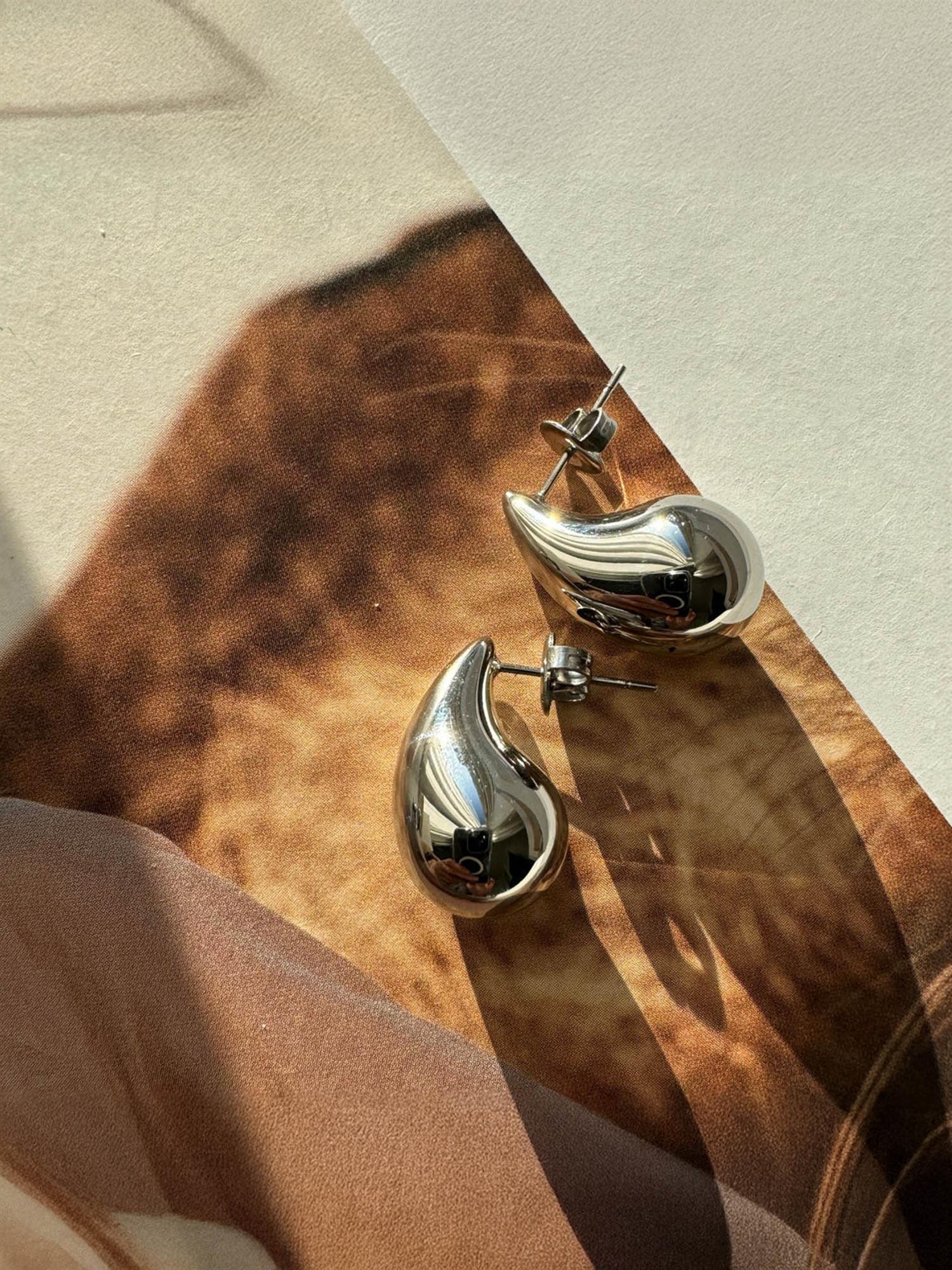 Drops - Earstuds Steel