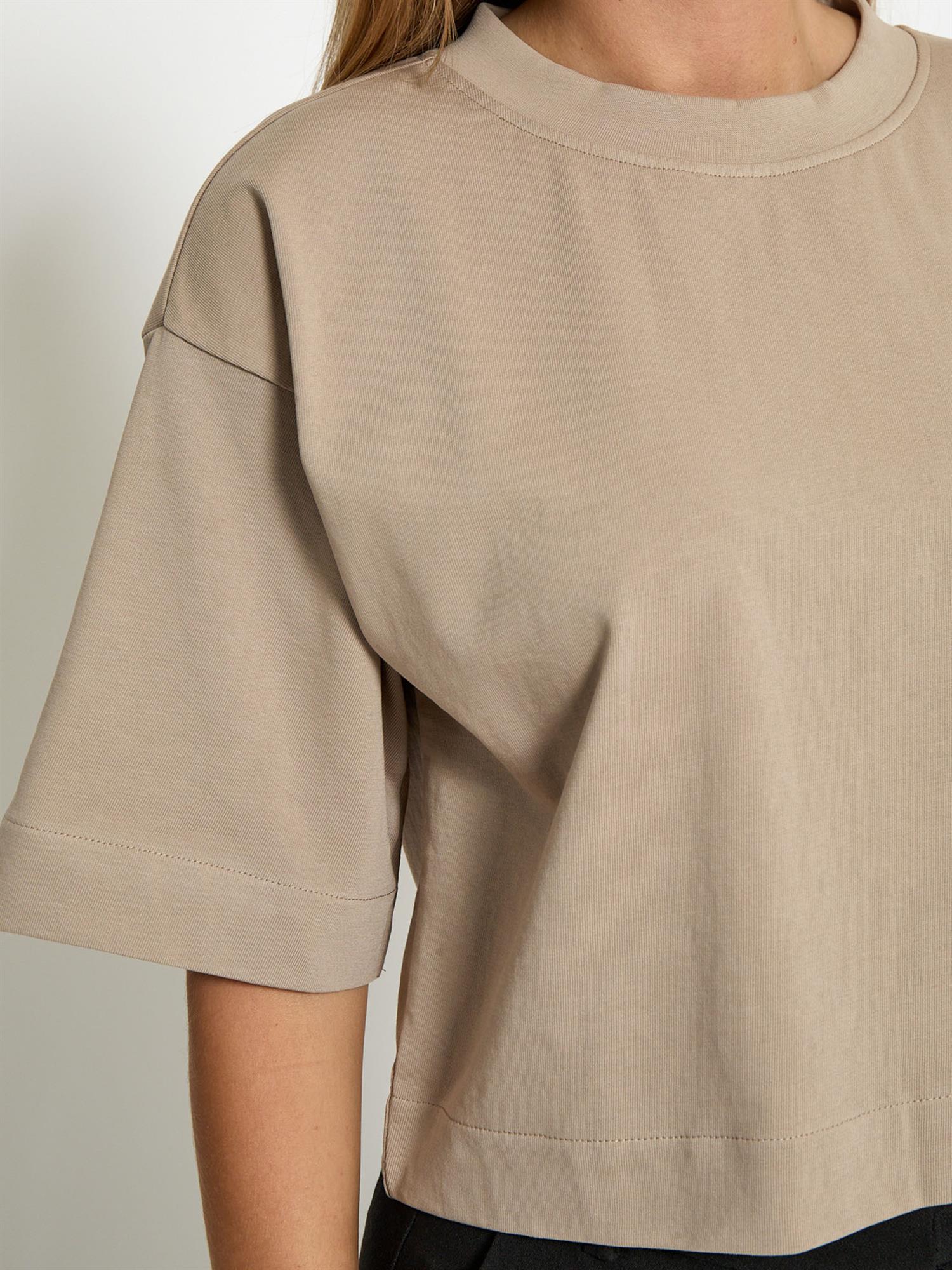 Gamma cropped GOTS t-shirt