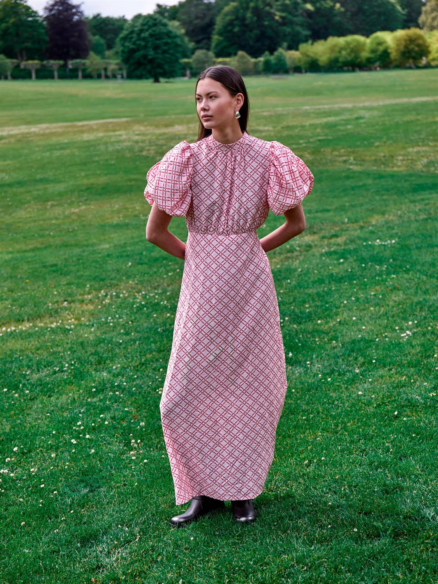 Selvine Maxi Dress - Prism Pink Print