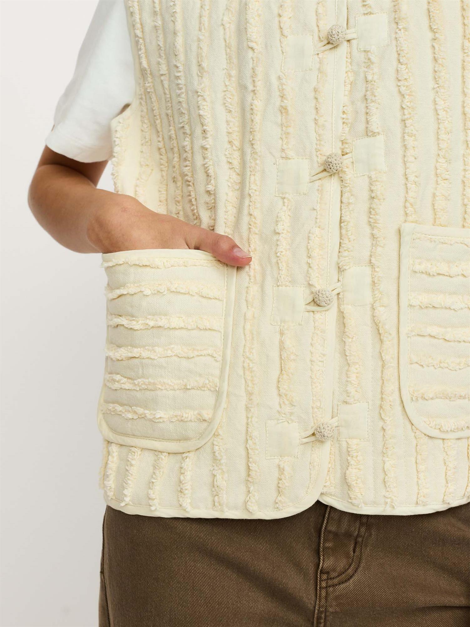 Merlie vest - Arctic Wolf