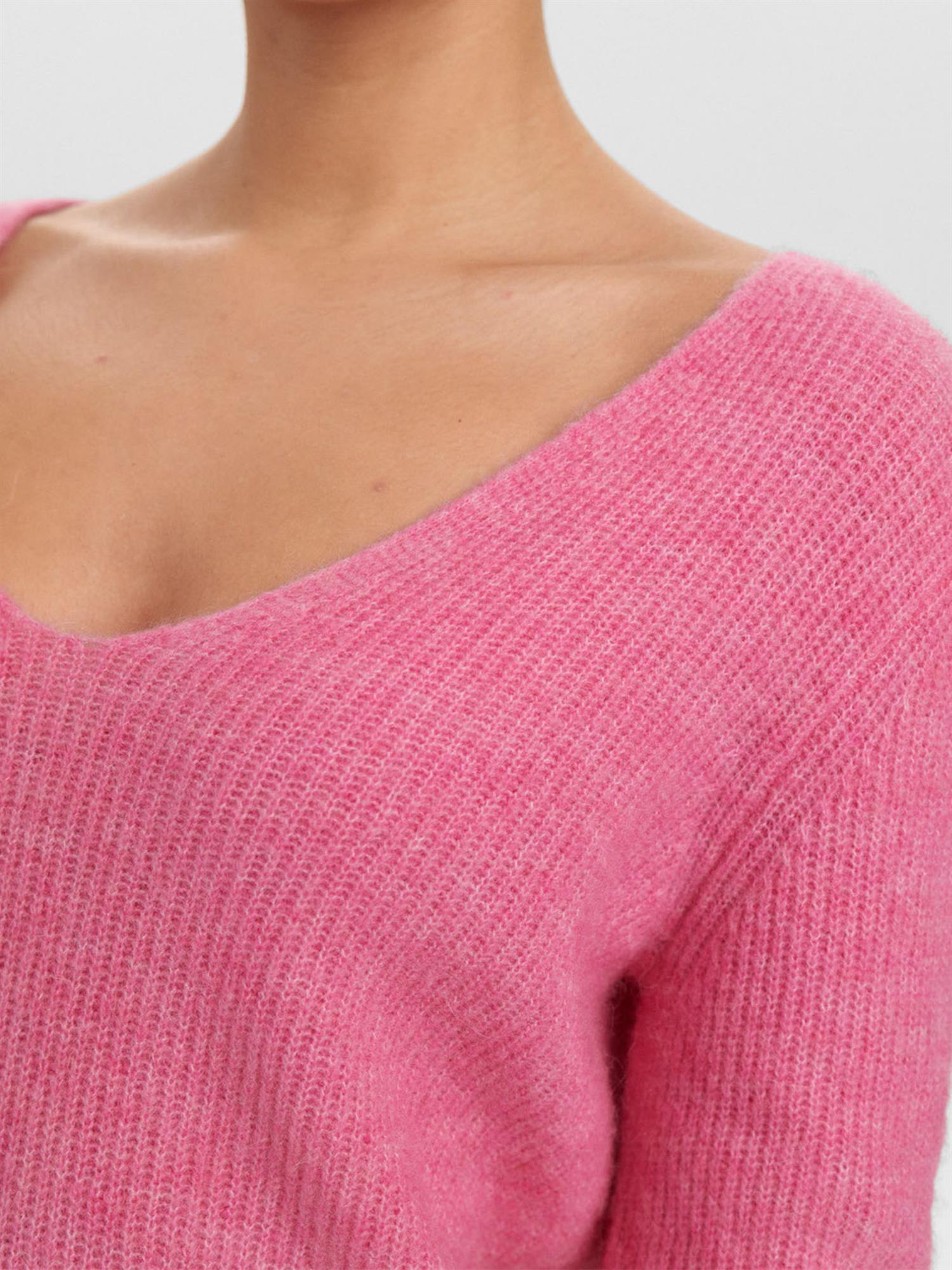 RIETTE RIB V-NECK PULLOVER