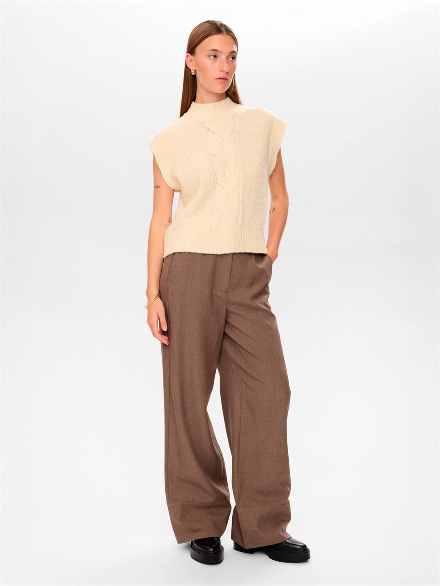 Caly Vest - Birch Melange