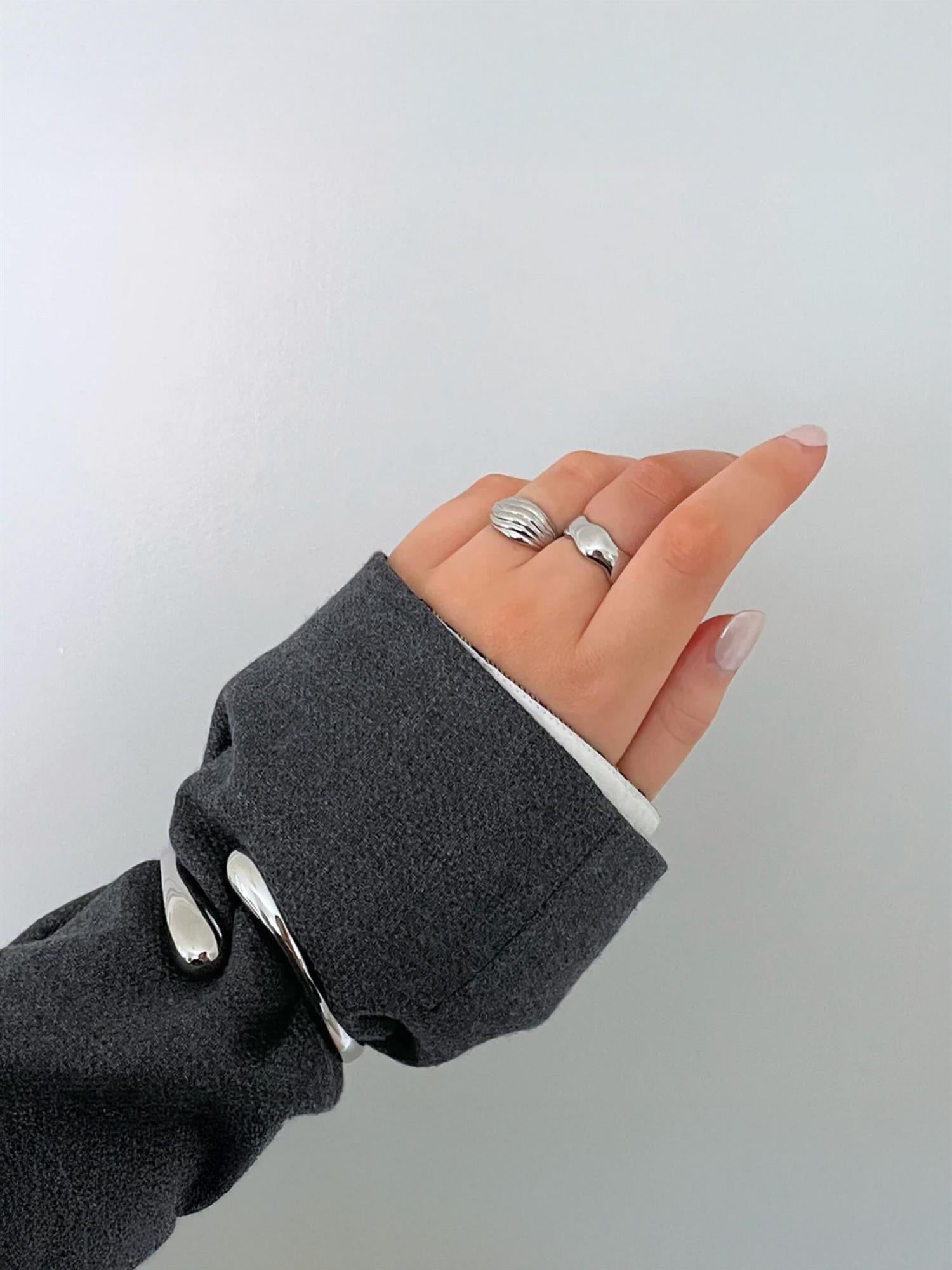 Wavy - Ring Steel