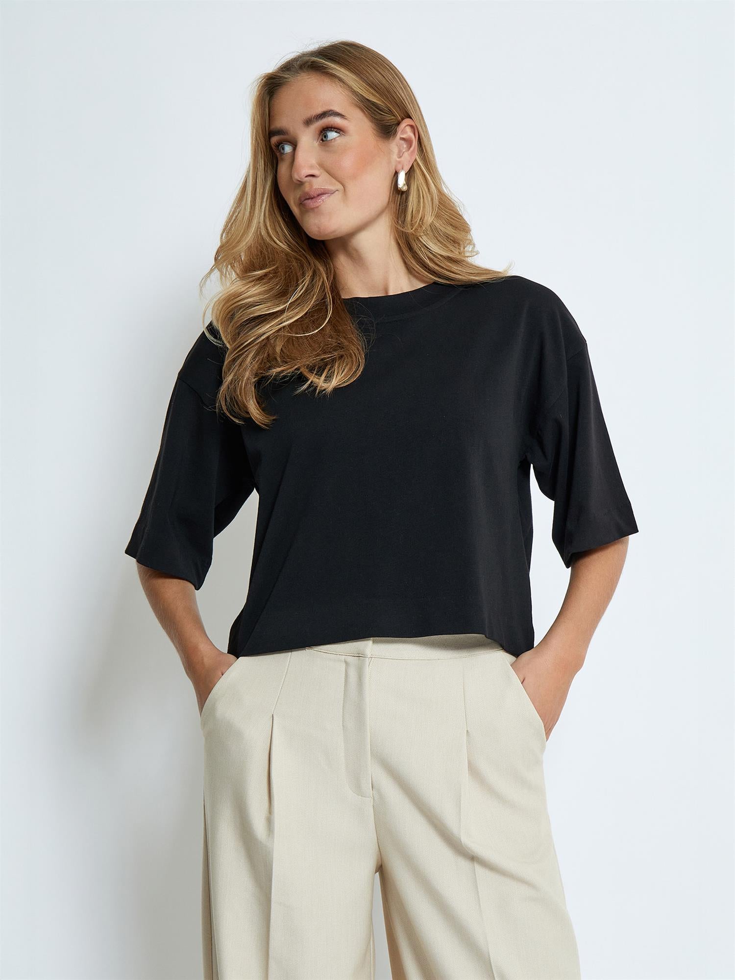 Gamma Cropped GOTS T-shirt