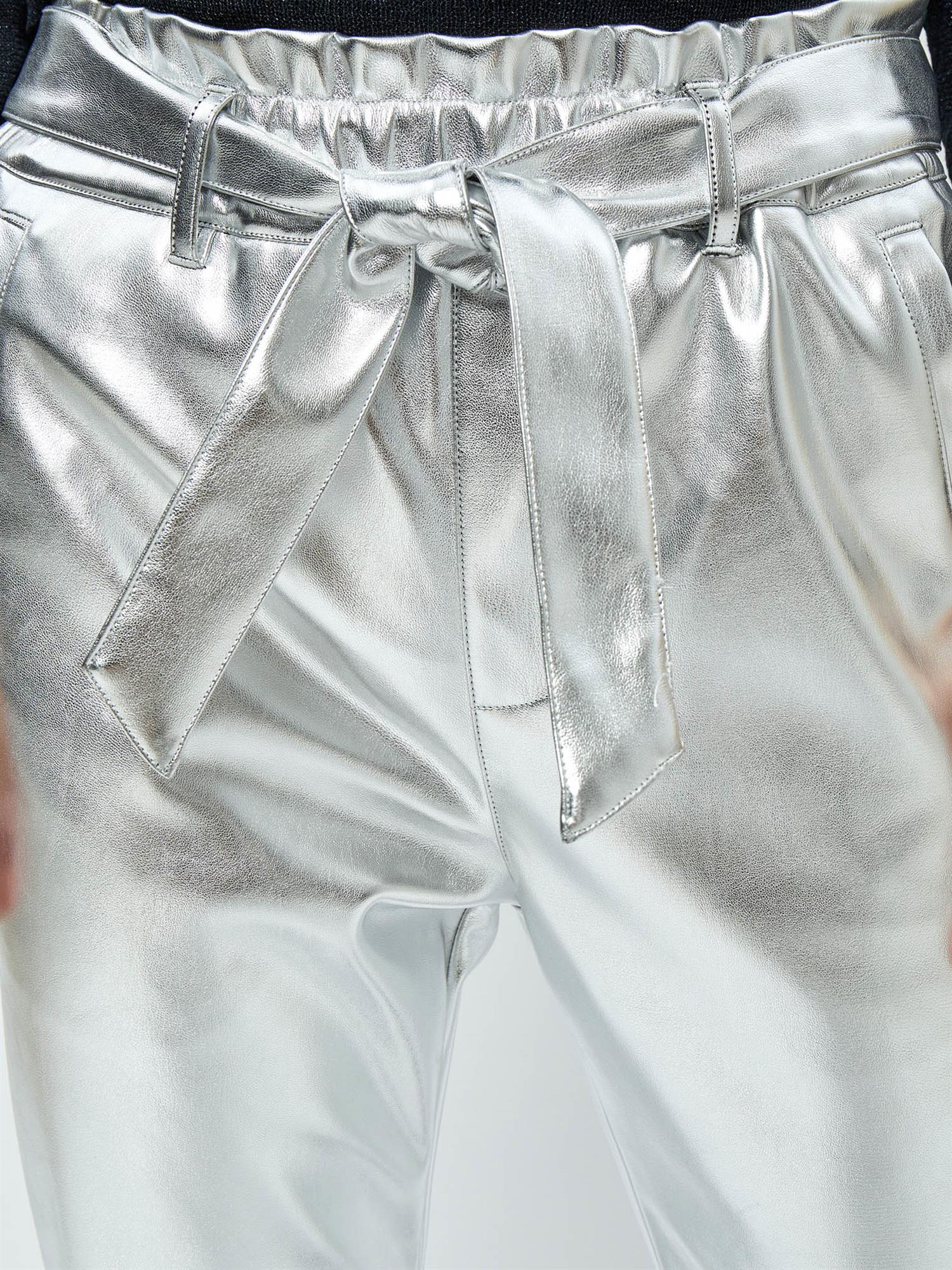 Jayda Metallic PU Pant