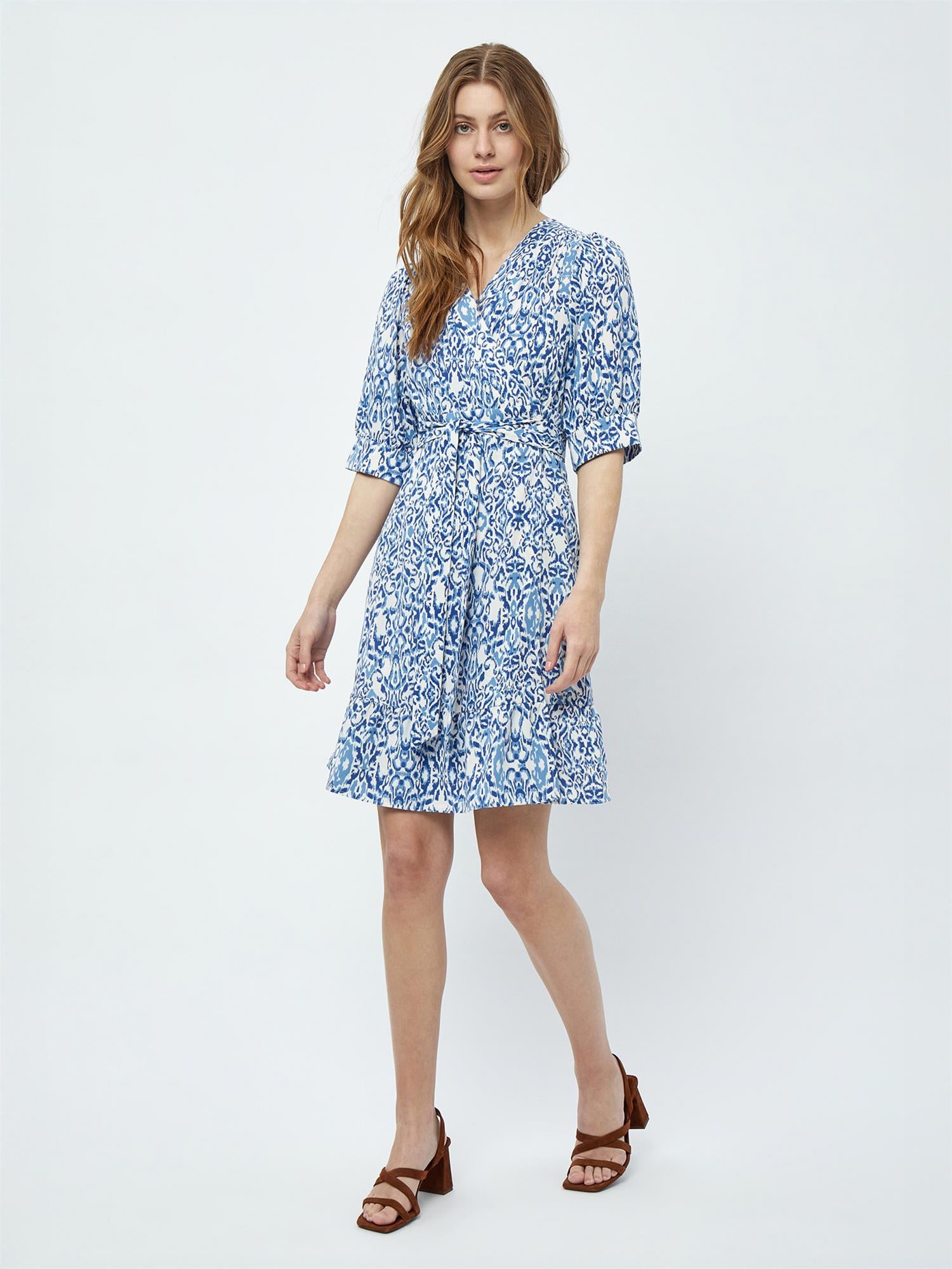 Nicoline Short Wrap Dress