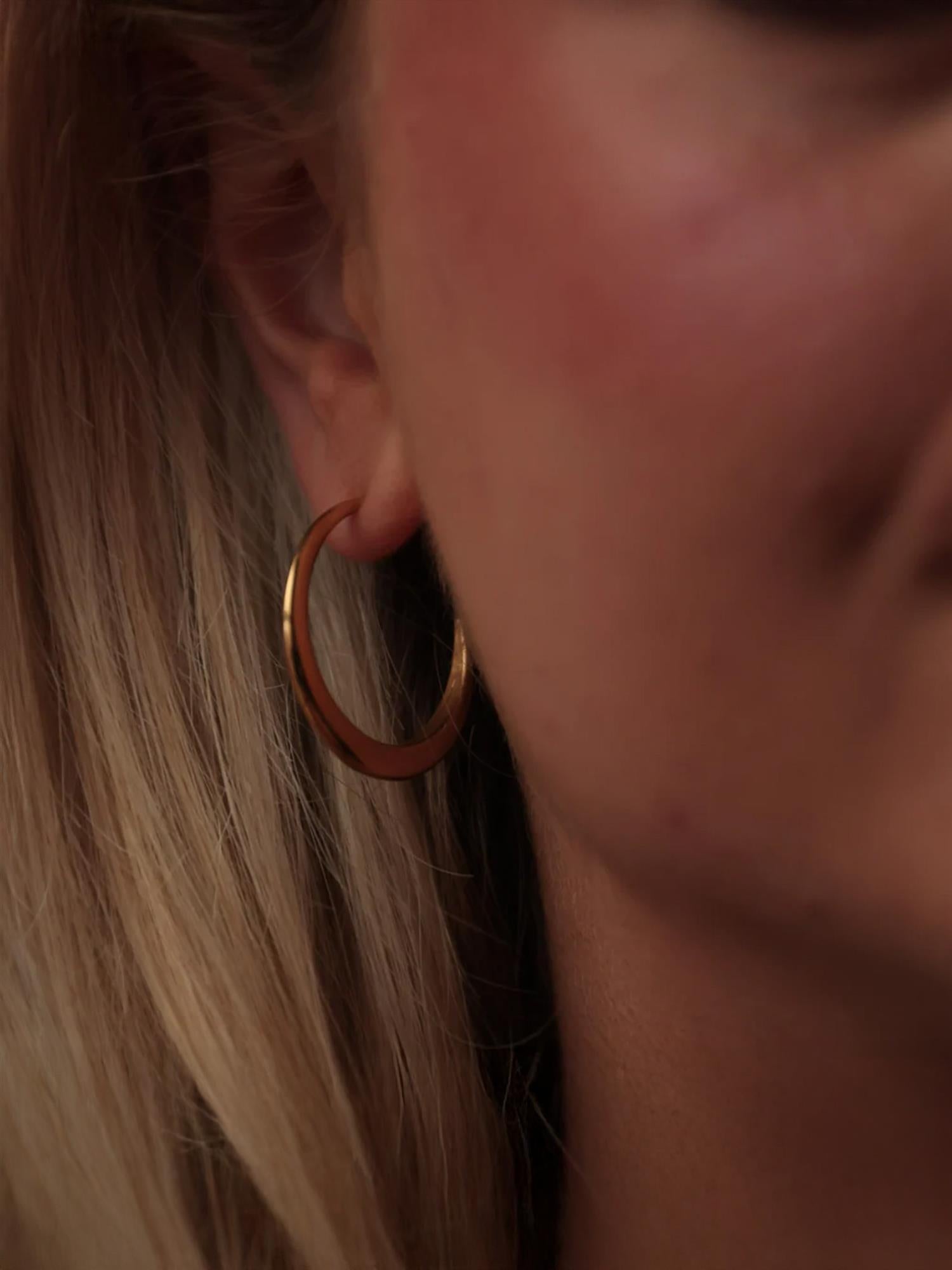 Lux - Creoles Gold-plated