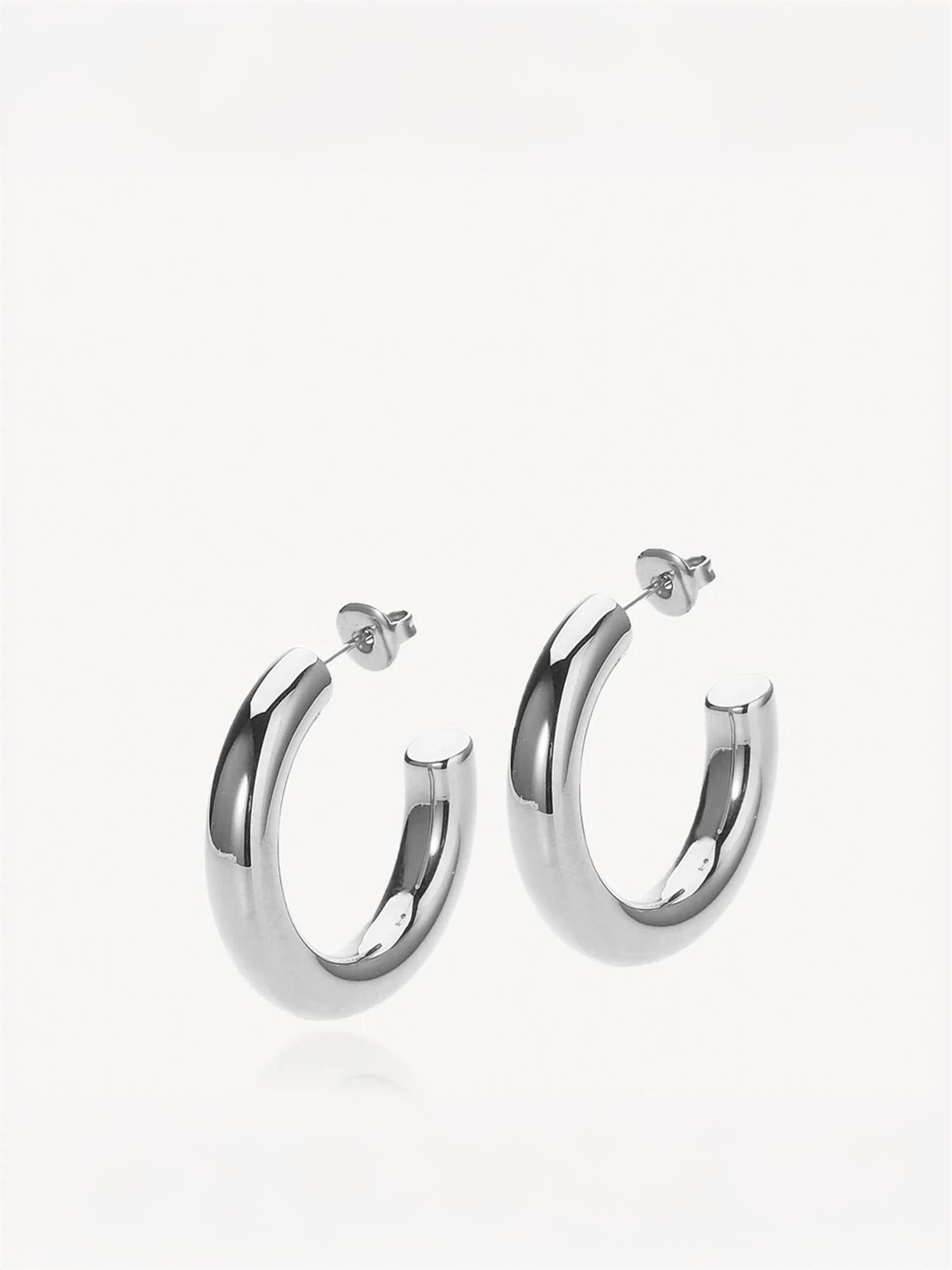 Aura - Hoops Medium Steel