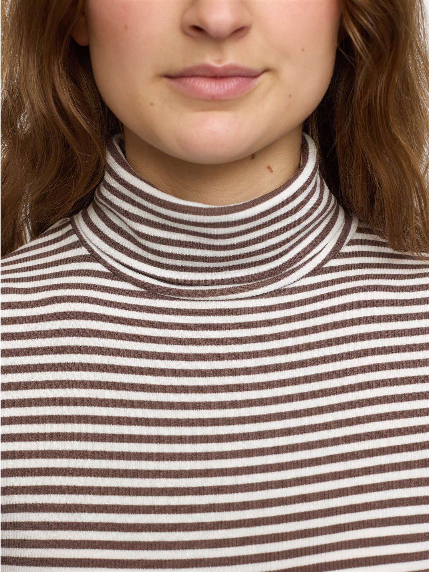 Fenja Stripe Rollneck Top